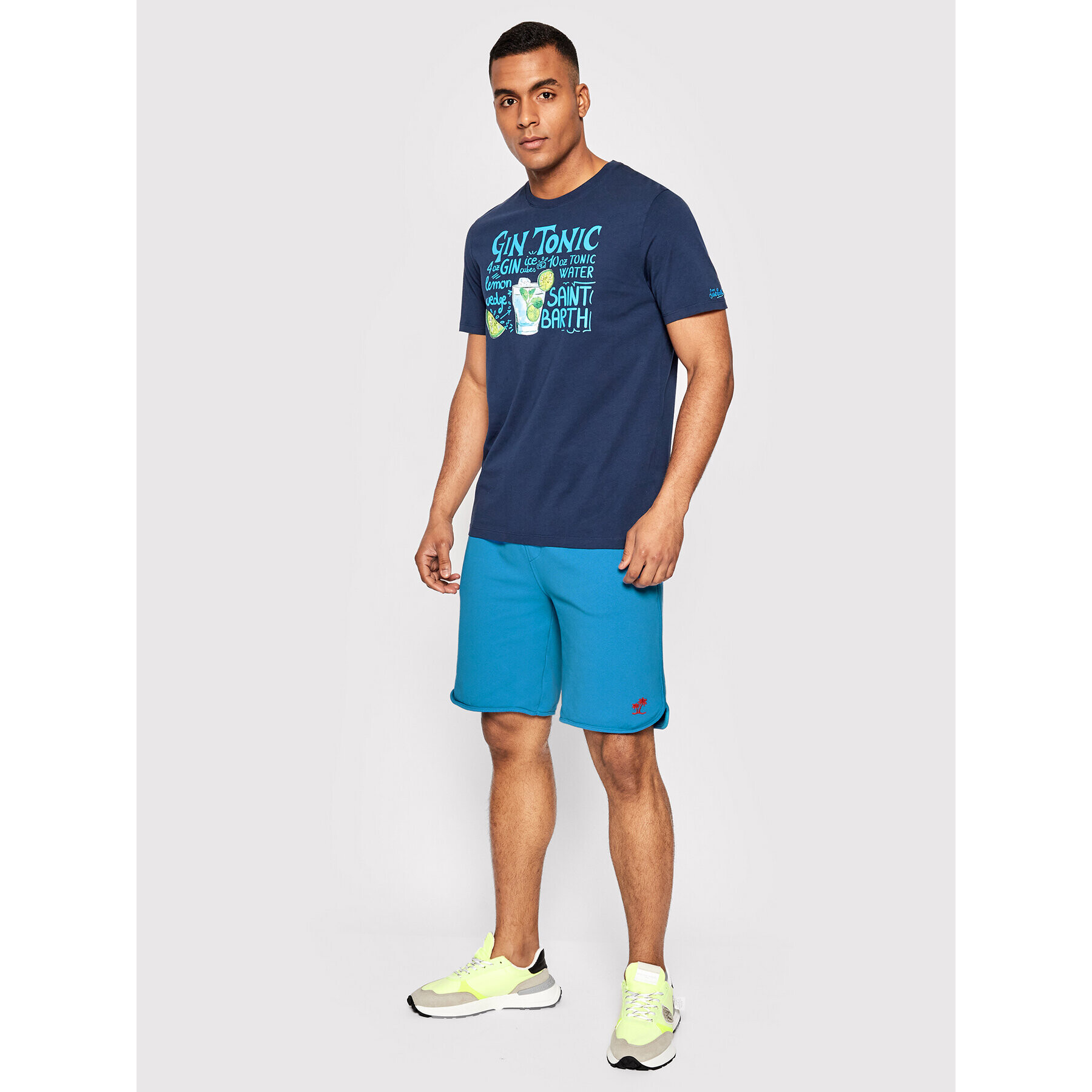 MC2 Saint Barth Спортни шорти Randle Edge RANL009 00025B Син Regular Fit - Pepit.bg