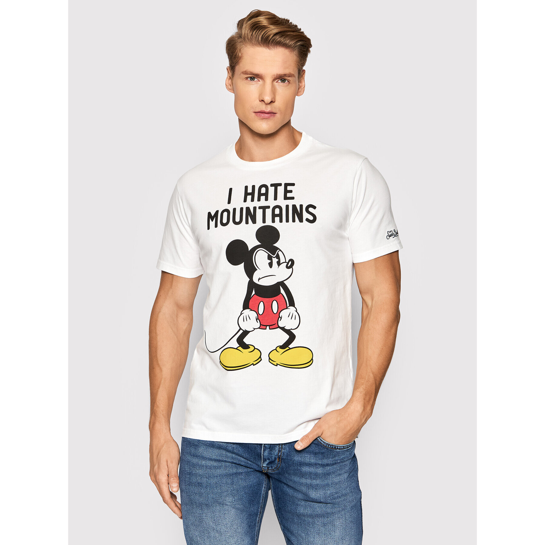 MC2 Saint Barth Тишърт Arnott ARN0001 ANGN01 Бял Regular Fit - Pepit.bg