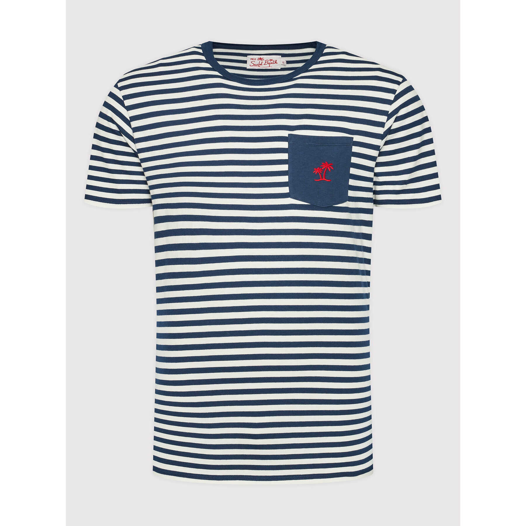 MC2 Saint Barth Тишърт President PRE0001 01885B Тъмносин Regular Fit - Pepit.bg