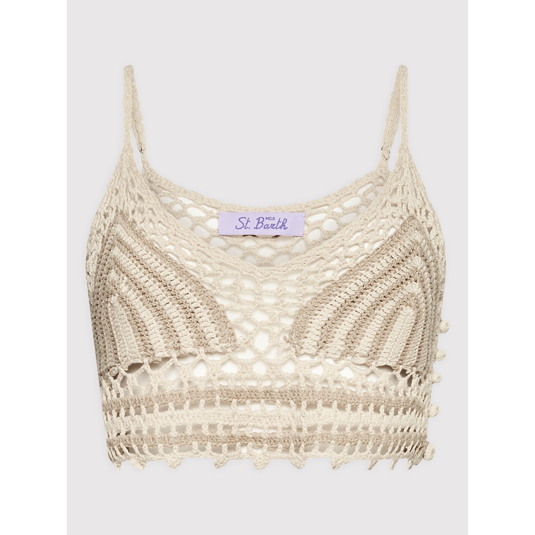 MC2 Saint Barth топ Chaya CHY0001 02907B Бежов Regular Fit - Pepit.bg