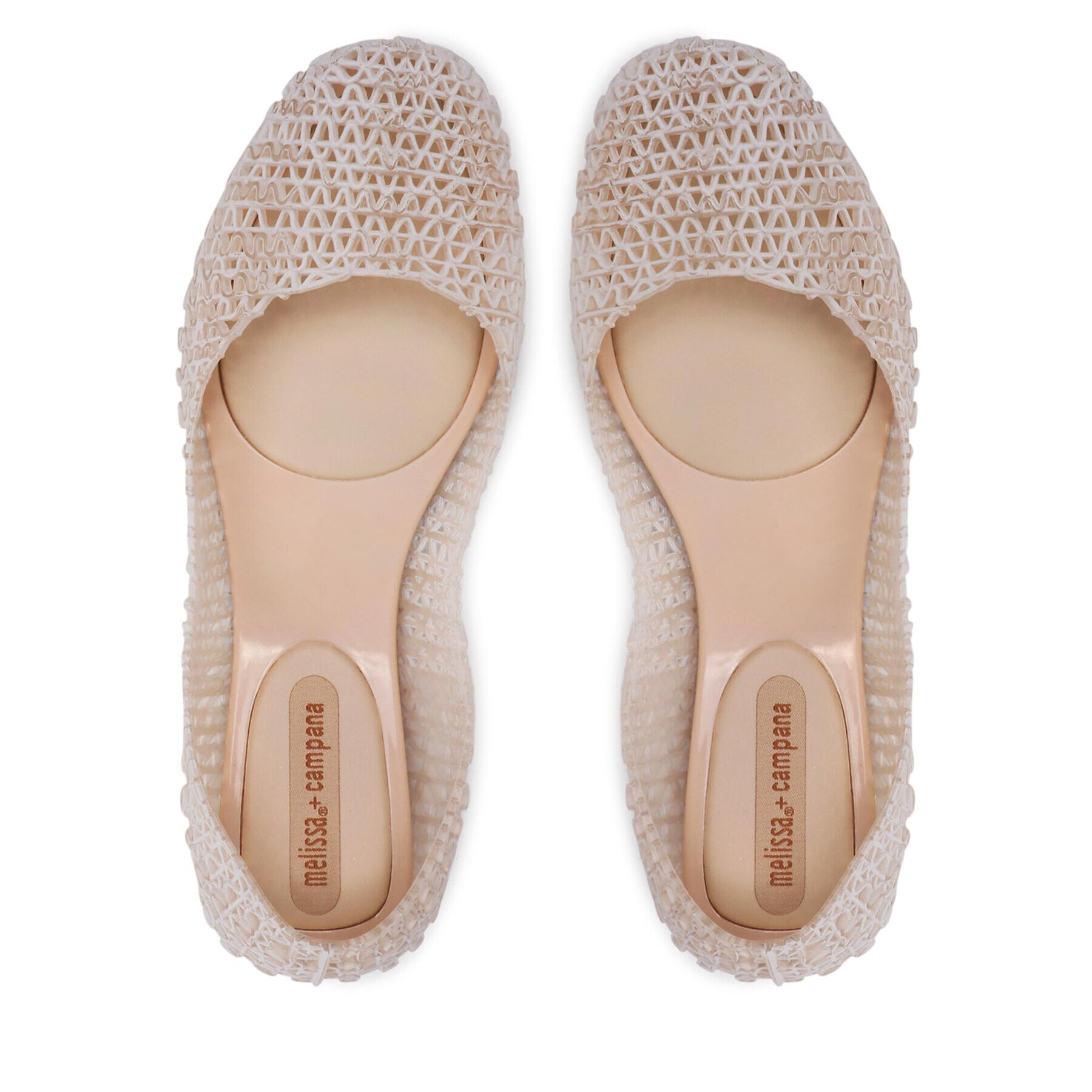 Melissa Балеринки Campana Papel Brushed 33536 Бежов - Pepit.bg