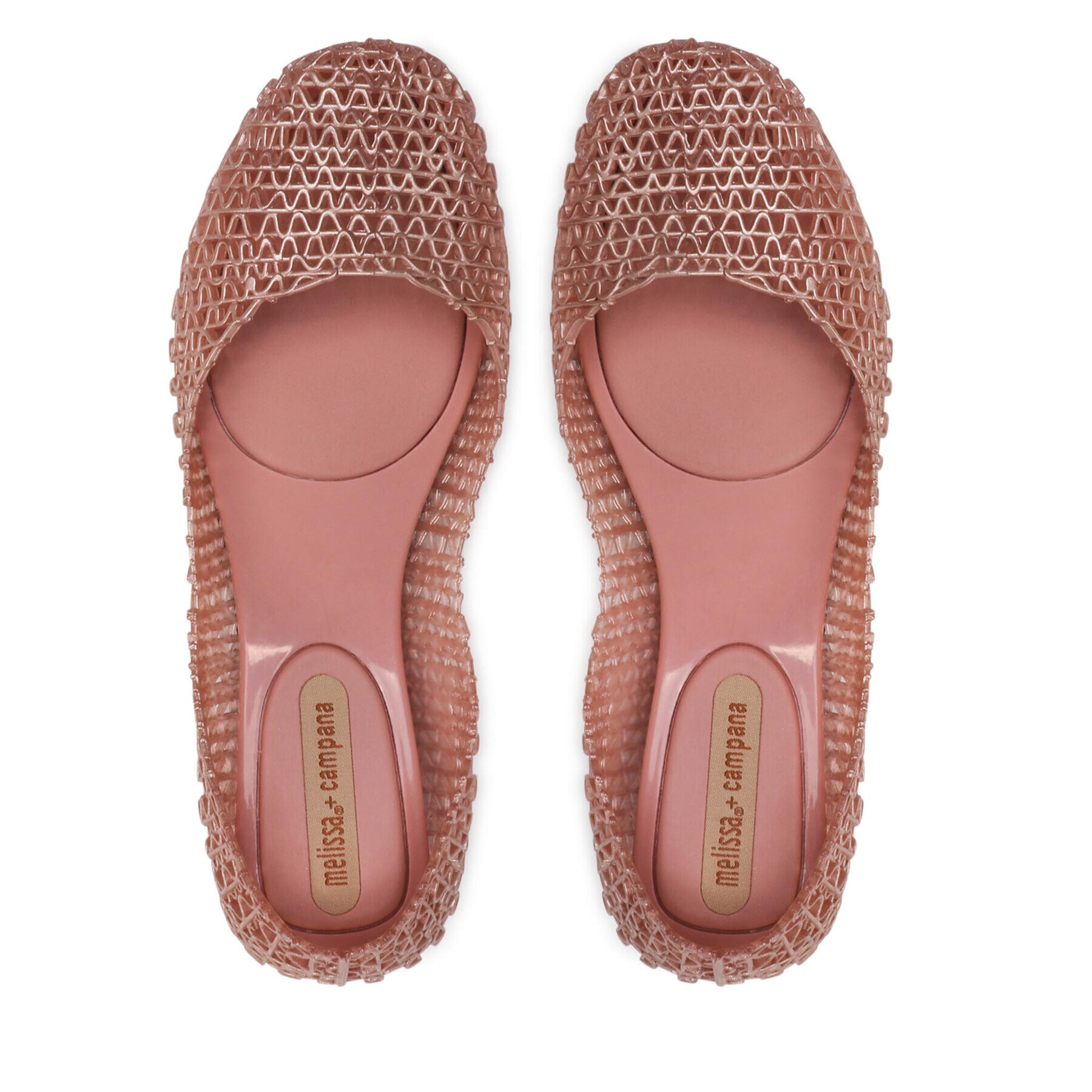 Melissa Балеринки Campana Papel Brushed 33536 Розов - Pepit.bg