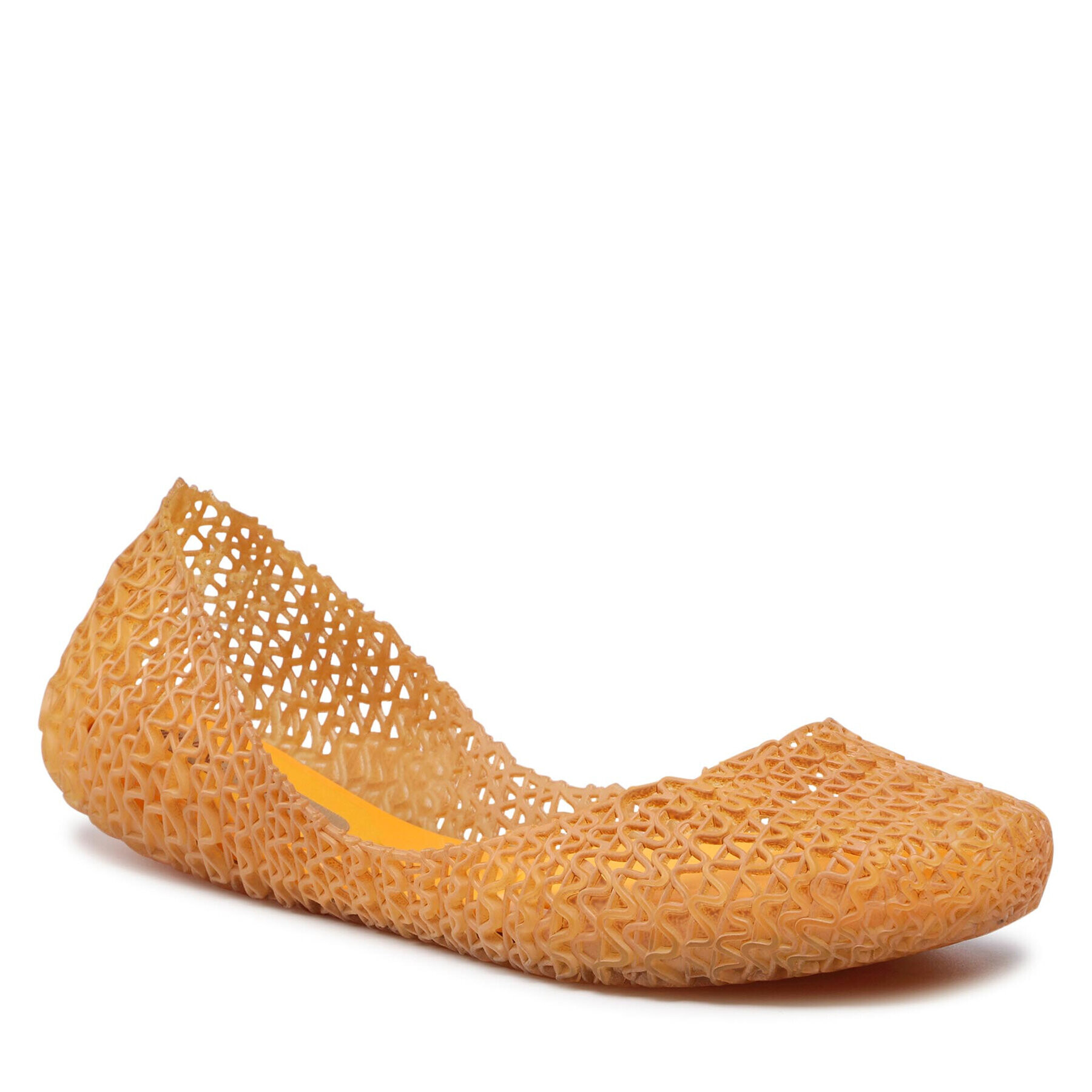 Melissa Балеринки Campana Papel Brushed 33536 Жълт - Pepit.bg