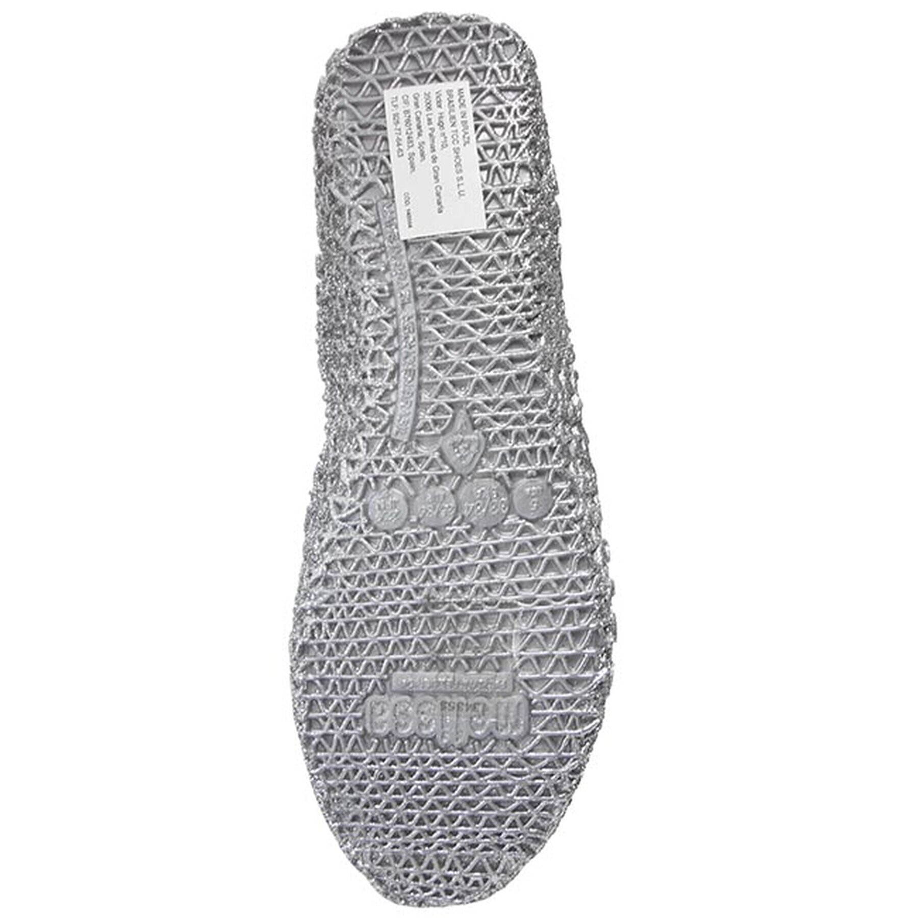 Melissa Балеринки Campana Papel VII Ad 31512 Сребрист - Pepit.bg