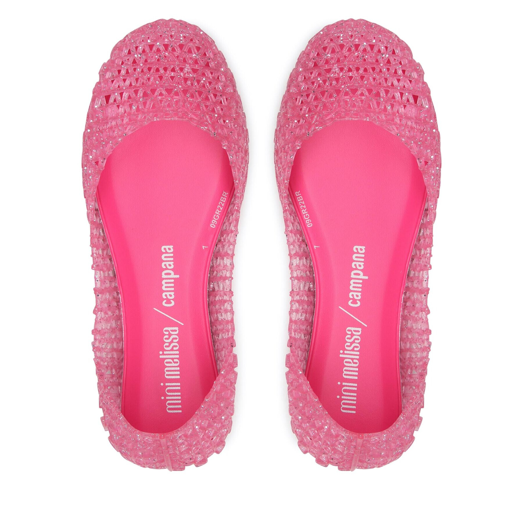 Melissa Балеринки Mini Campana Papel Inf 32996 Розов - Pepit.bg