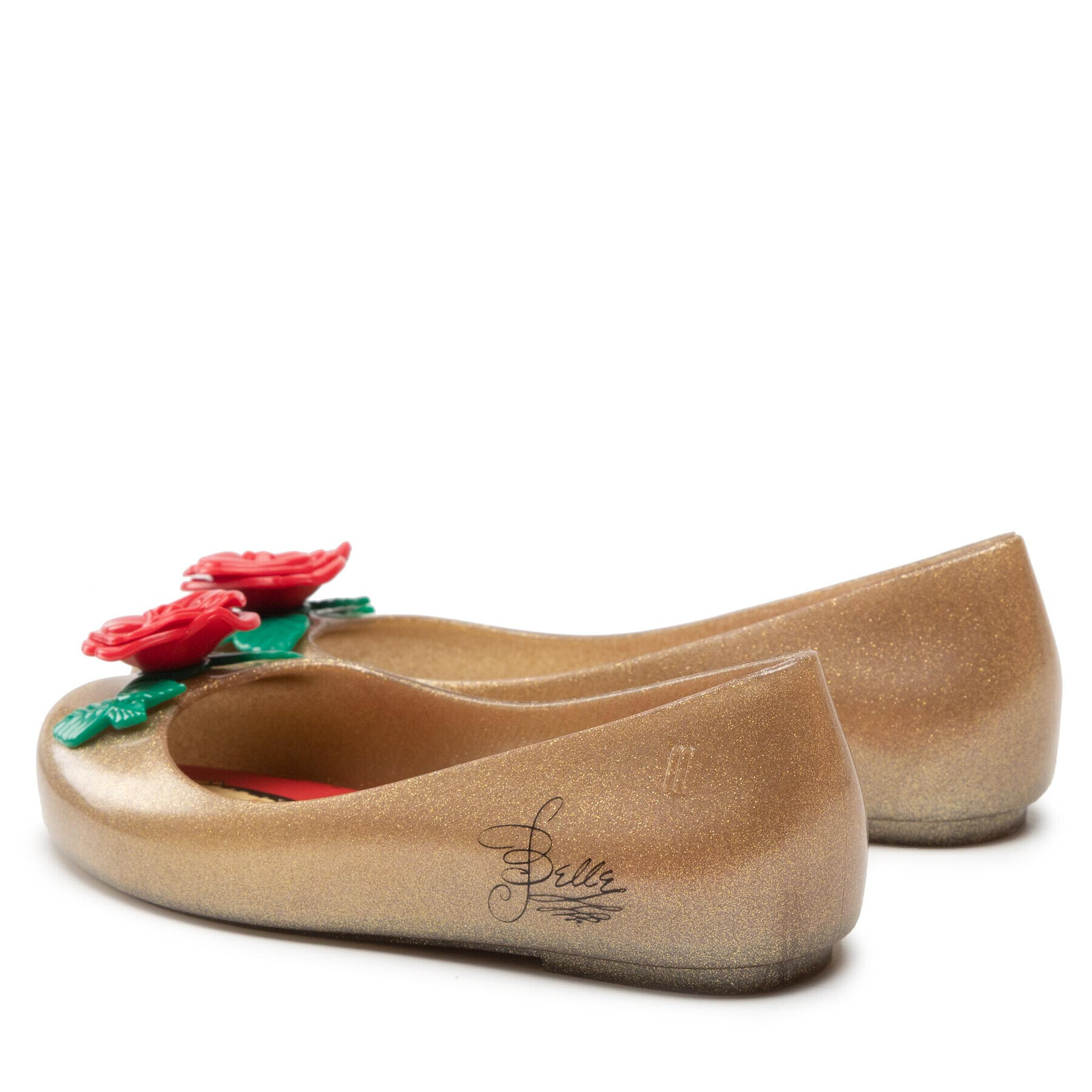 Melissa Балеринки Mini Sweet Love + Disn 33448 Златист - Pepit.bg