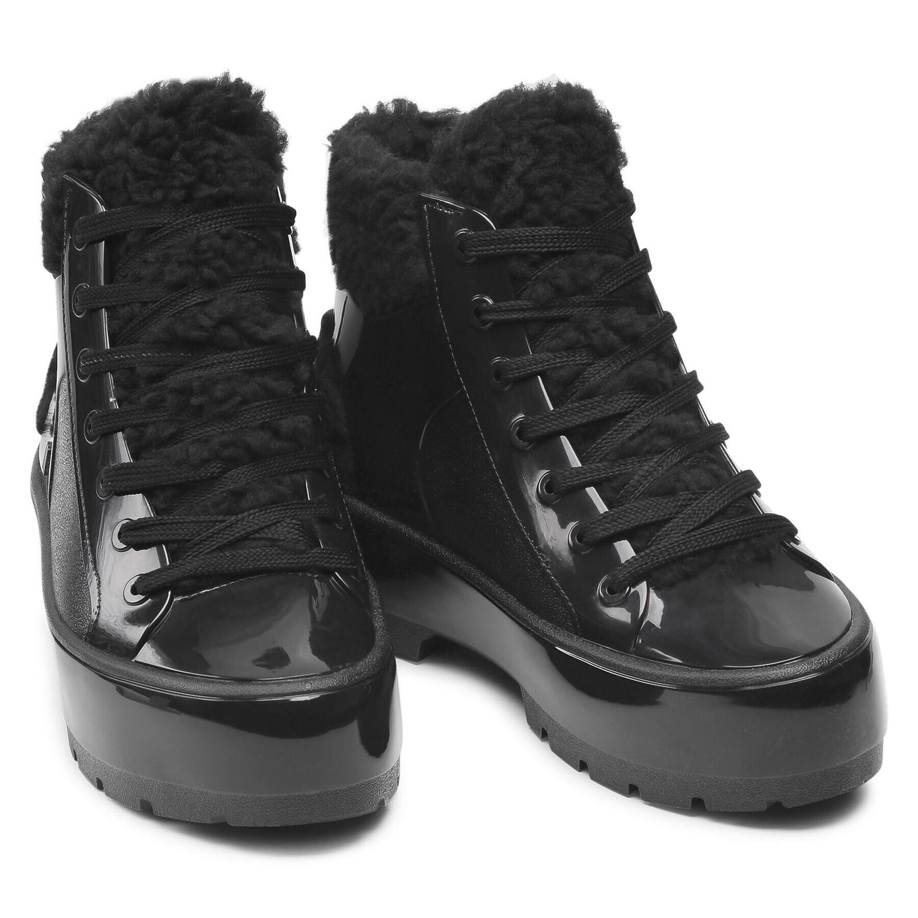 Melissa Боти Fluffy Sneaker Ad 33318 Черен - Pepit.bg