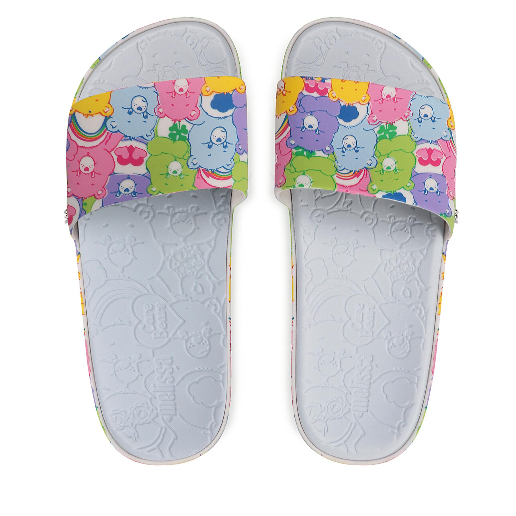 Melissa Чехли Beach Slide Next Gen + Care Bears 33627 Цветен - Pepit.bg