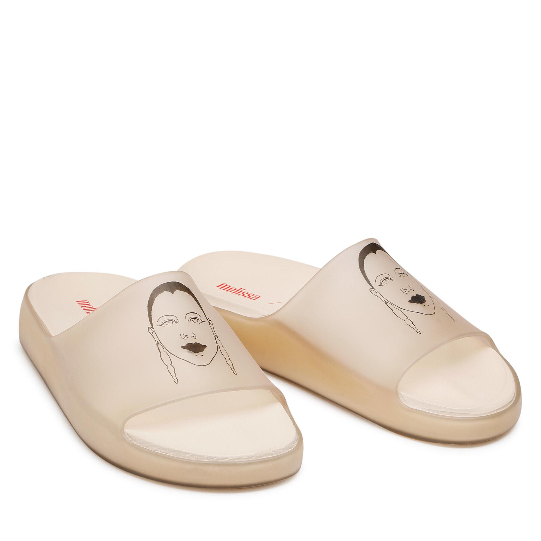 Melissa Чехли Cloud Slide + Tarsila 33488 Бежов - Pepit.bg