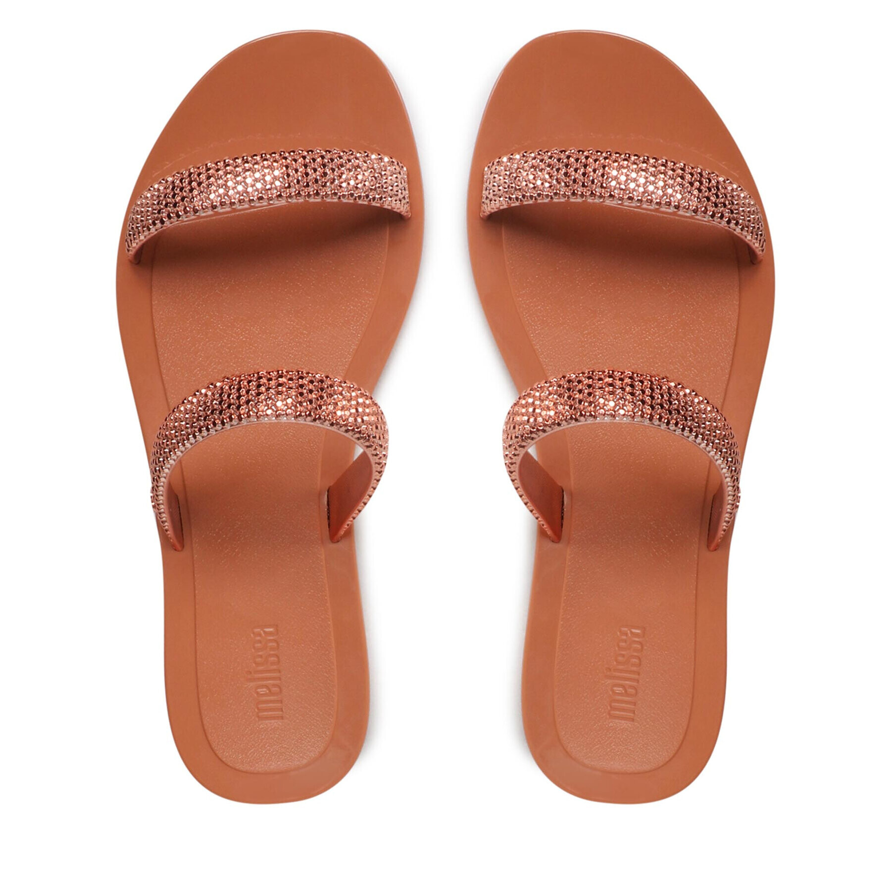 Melissa Чехли Glitz Ad 33428 Кафяв - Pepit.bg
