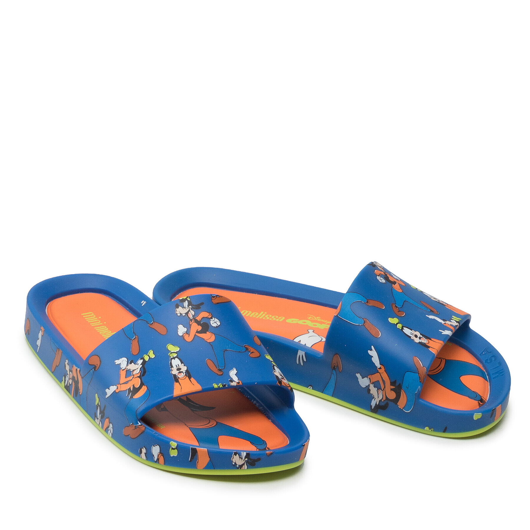Melissa Чехли Mini Beach Slide + Mic 33393 Син - Pepit.bg