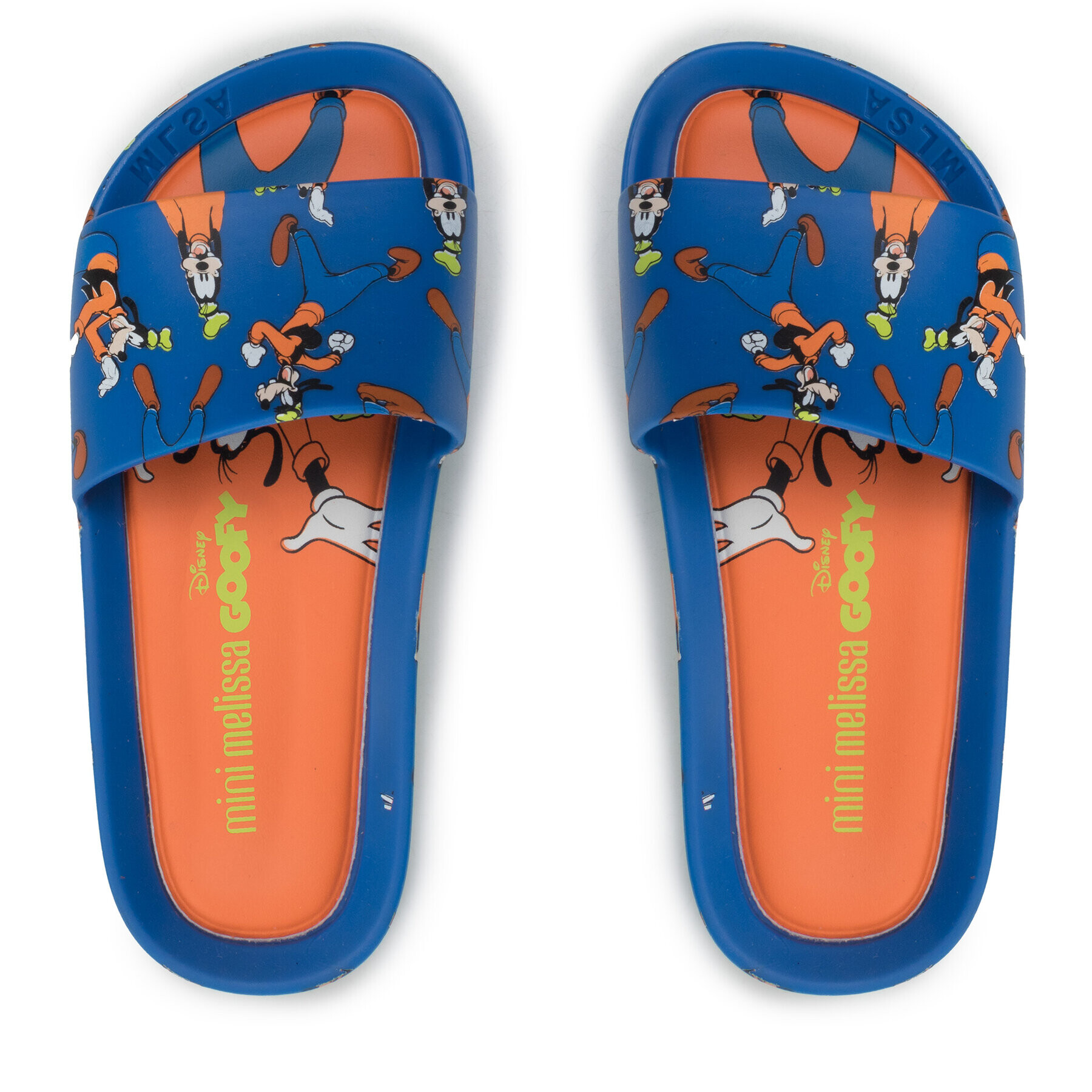 Melissa Чехли Mini Beach Slide + Mic 33393 Син - Pepit.bg
