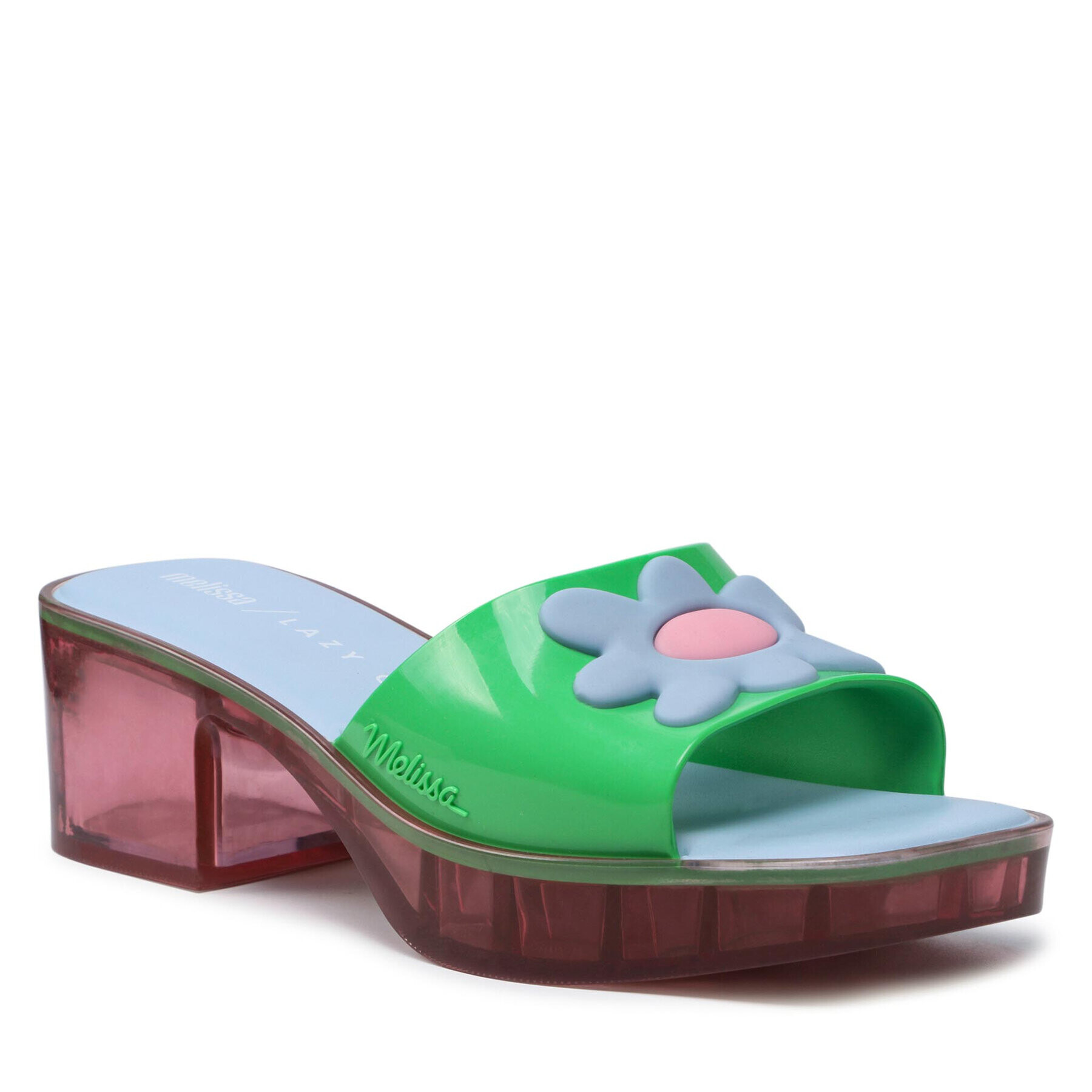 Melissa Чехли Shape + Lazy Oaf Ad 33566 Зелен - Pepit.bg