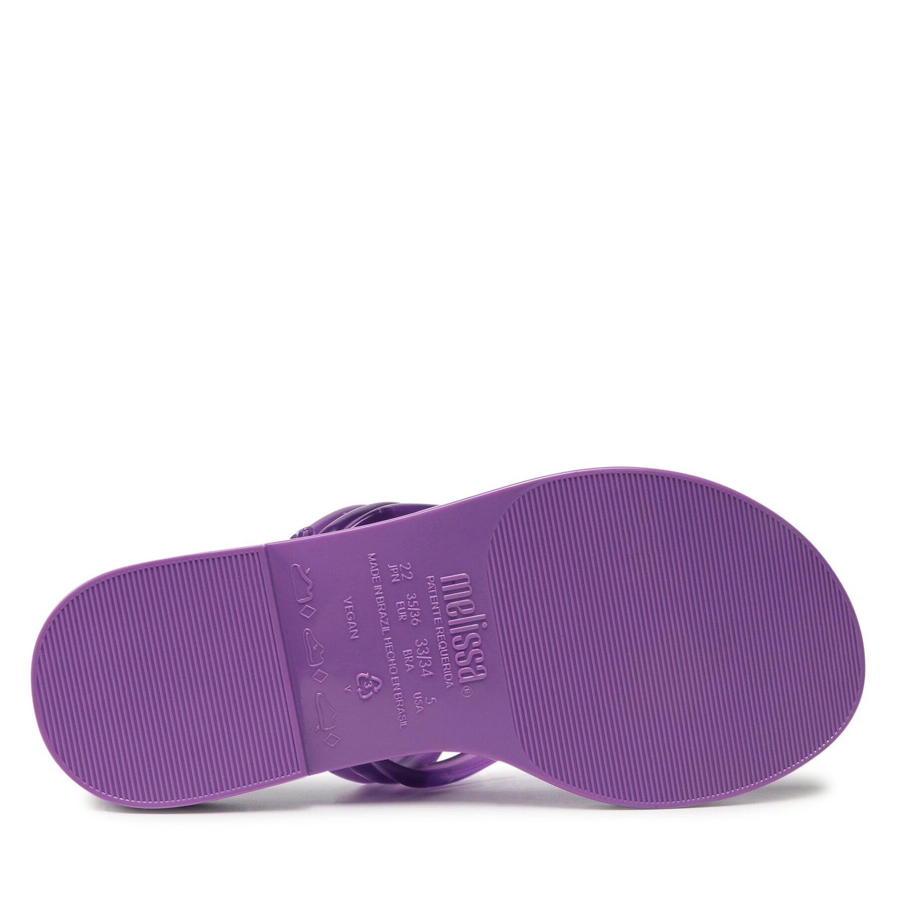 Melissa Чехли Wave Sand + Salinas Ad 33437 Виолетов - Pepit.bg