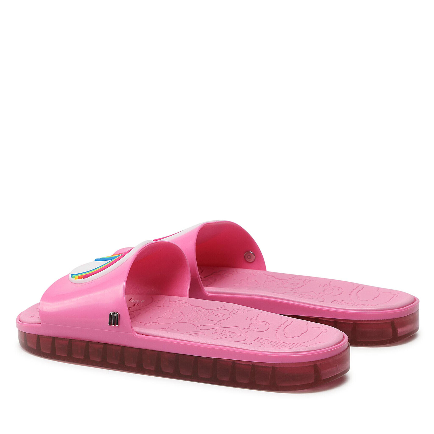 Melissa Чехли Beach Slide Next Gen + Care Bears 33627 Розов - Pepit.bg