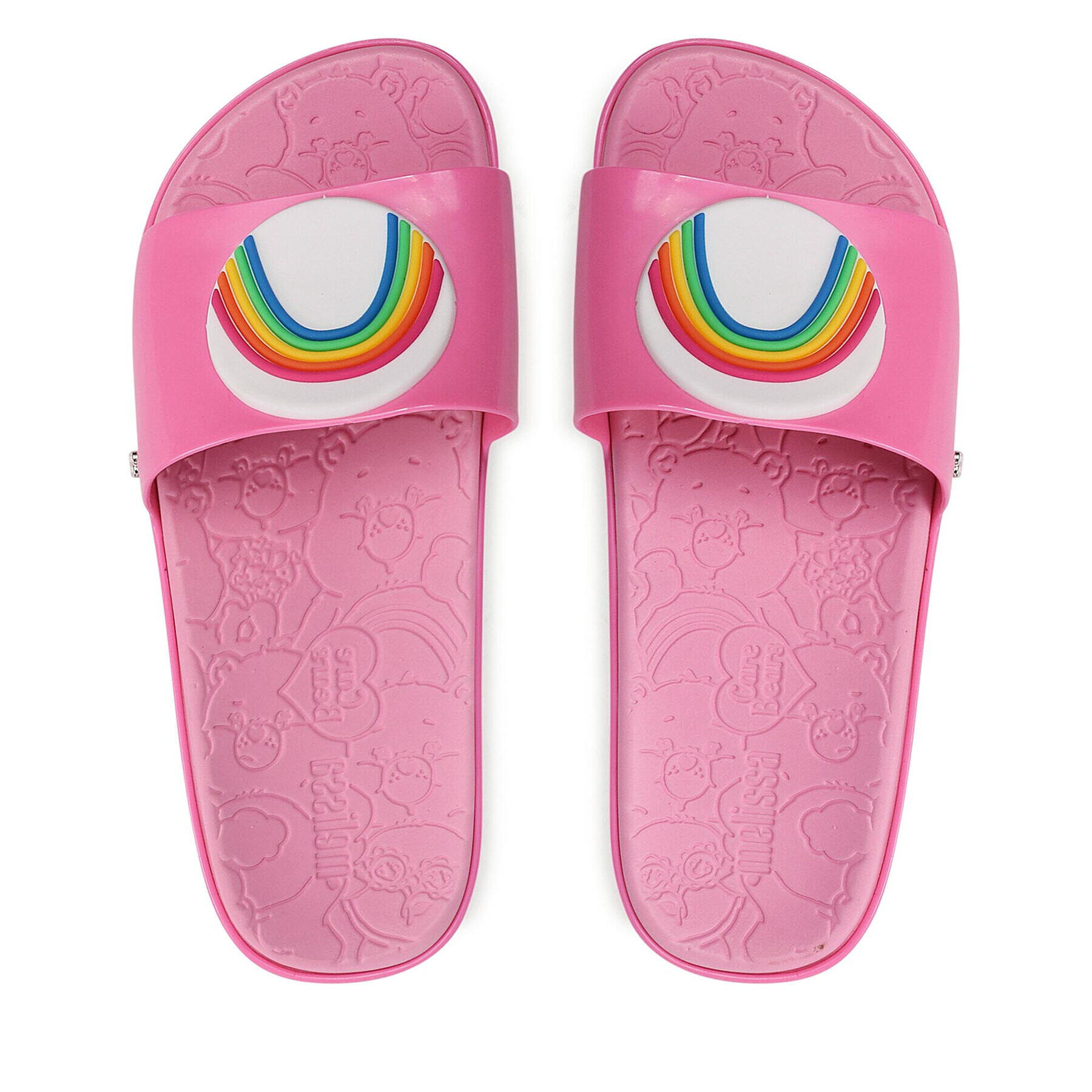 Melissa Чехли Beach Slide Next Gen + Care Bears 33627 Розов - Pepit.bg