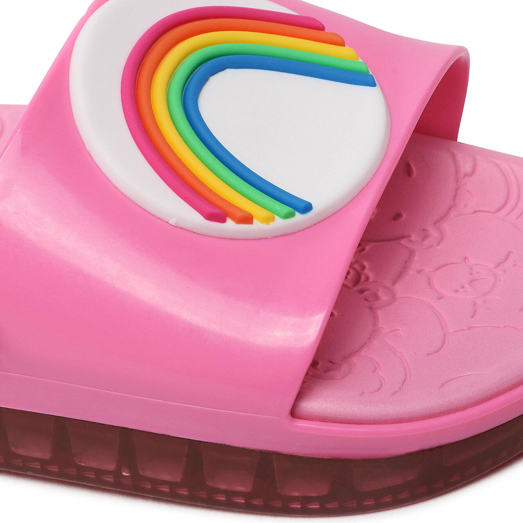 Melissa Чехли Beach Slide Next Gen + Care Bears 33627 Розов - Pepit.bg