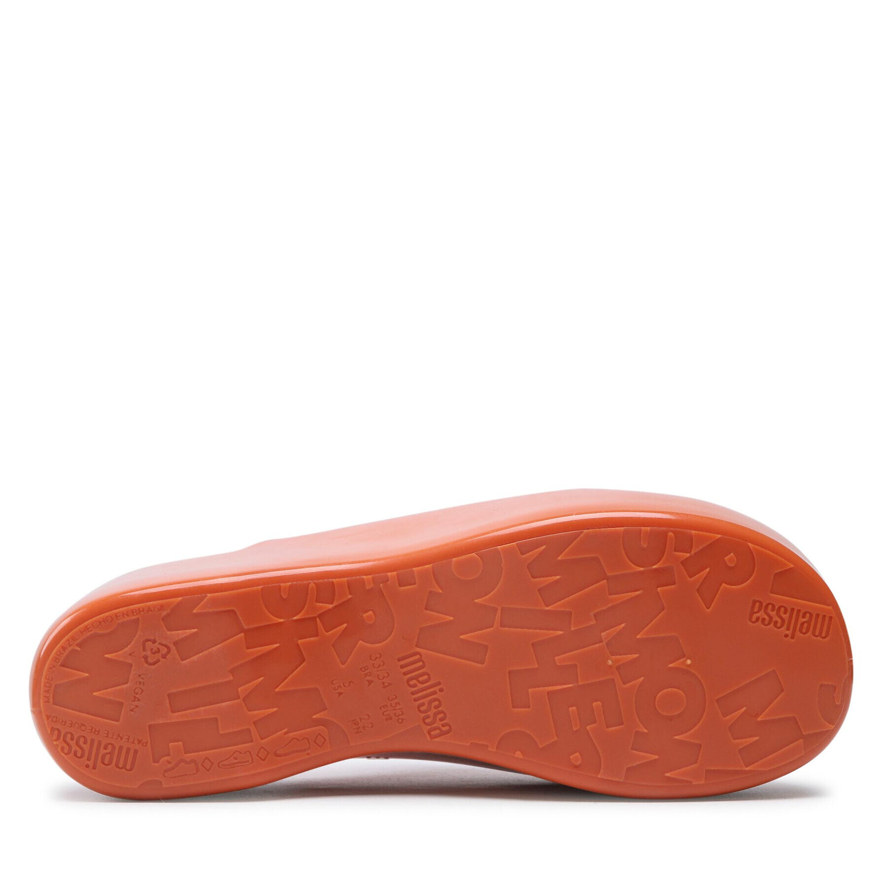 Melissa Чехли Bubble Clog + Simon Miller 33601 Оранжев - Pepit.bg