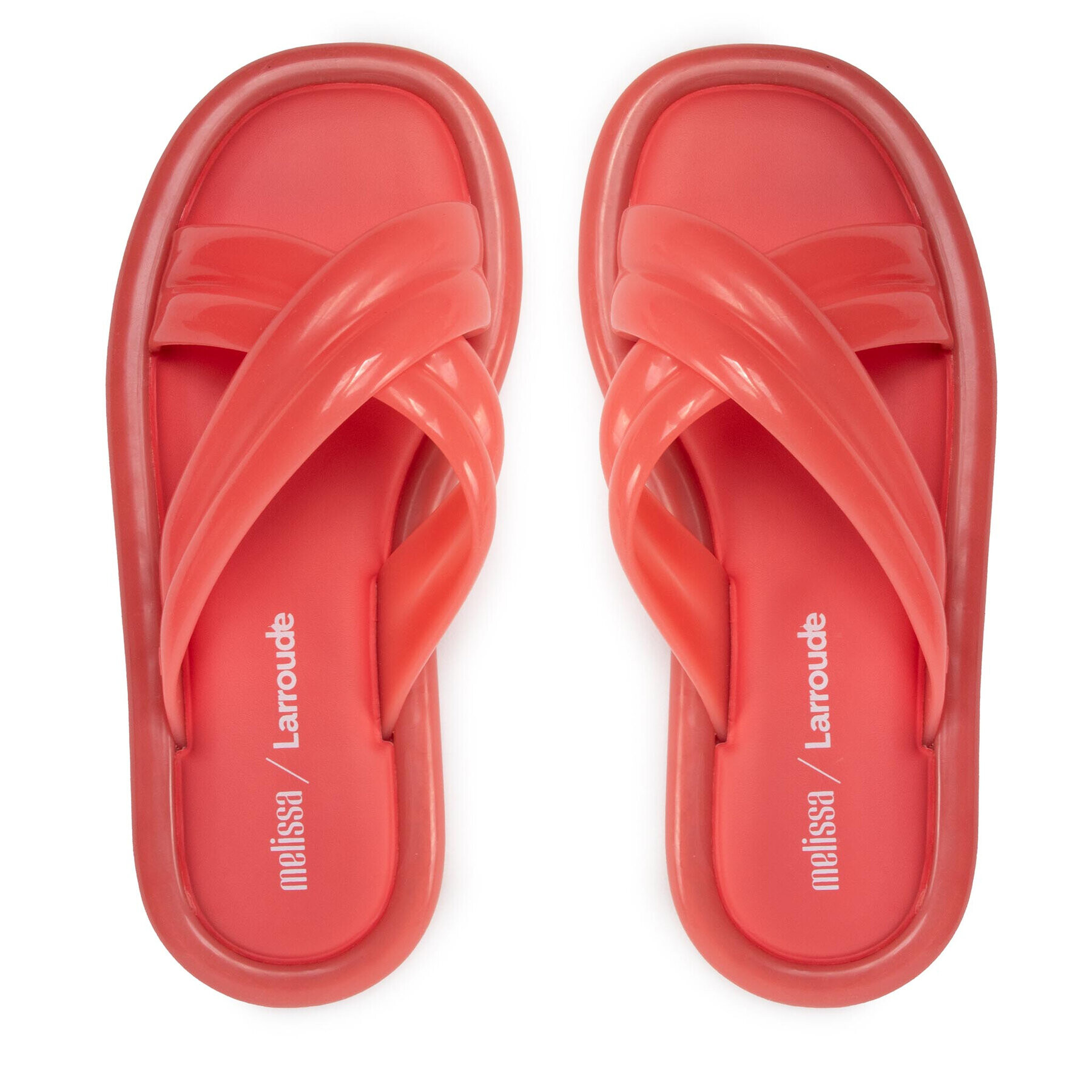 Melissa Чехли Cali + Larroude Ad 33605 Червен - Pepit.bg