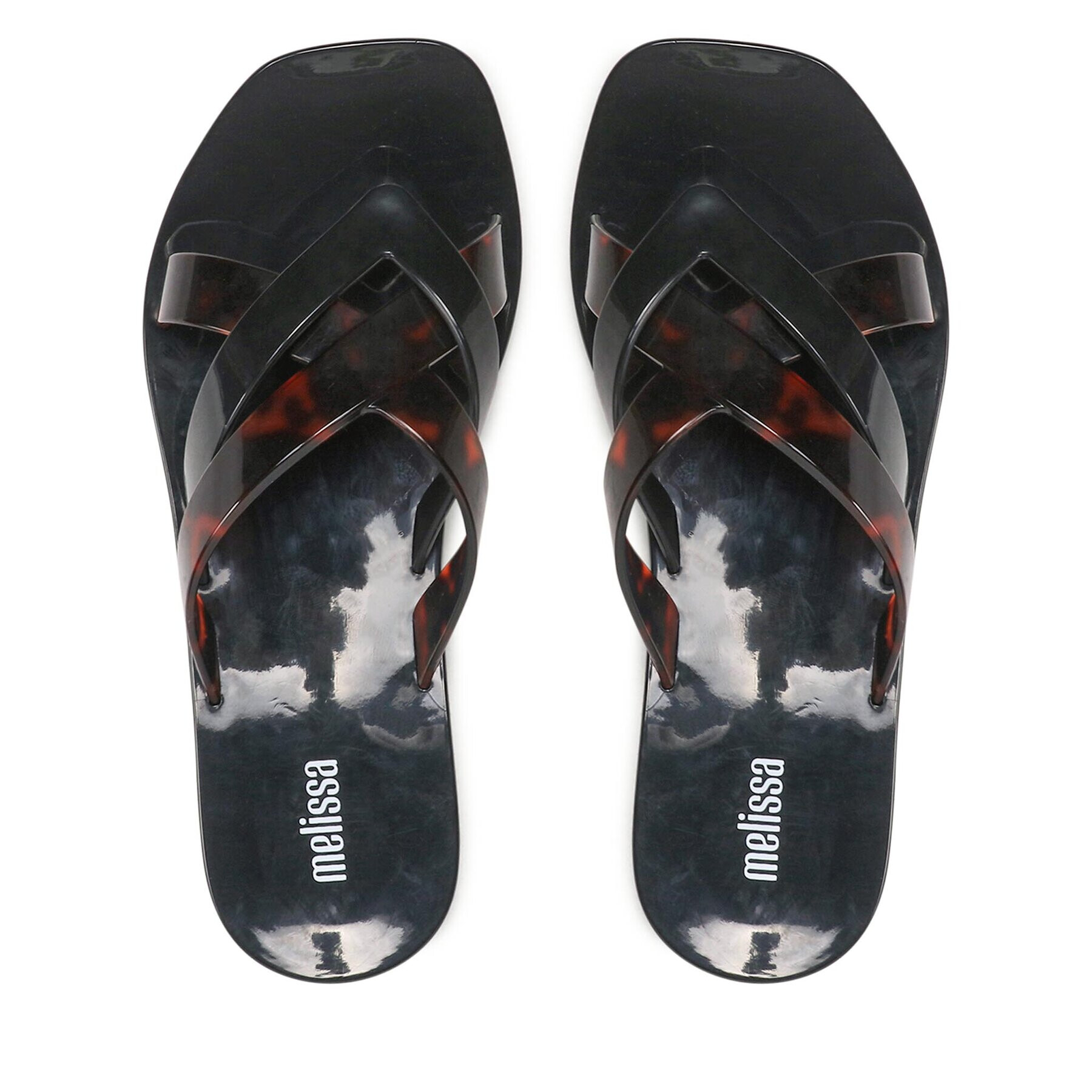 Melissa Чехли Lana Flip Flop Ad 33702 Черен - Pepit.bg