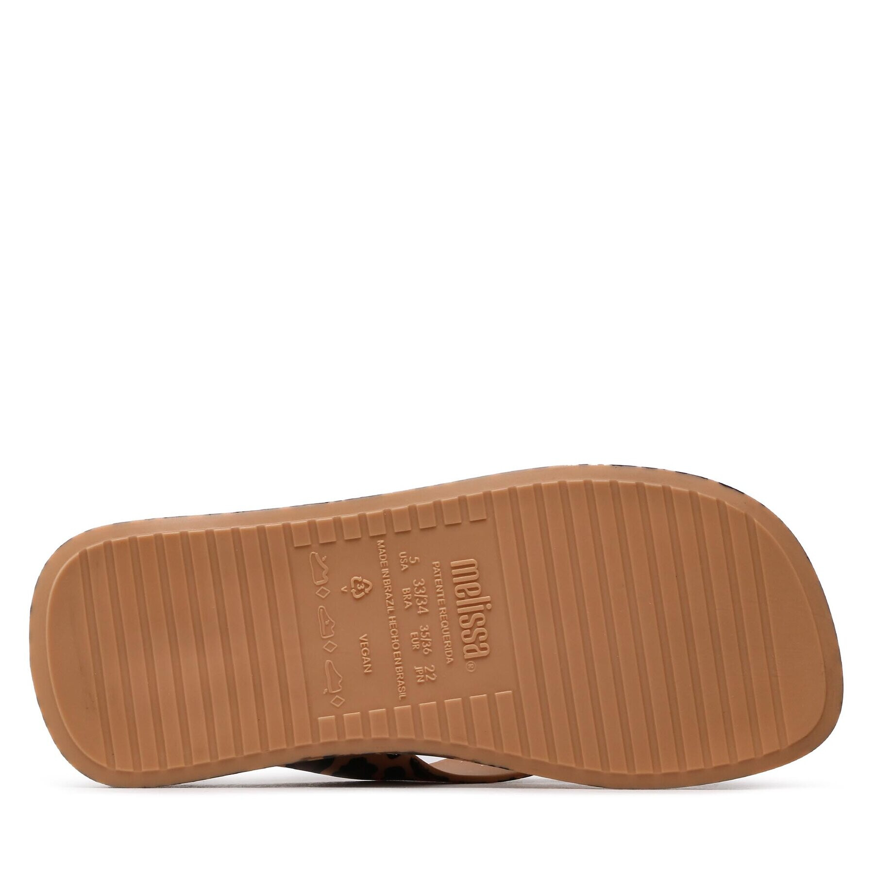 Melissa Джапанки Brave Flip Flop Ad 33699 Бежов - Pepit.bg