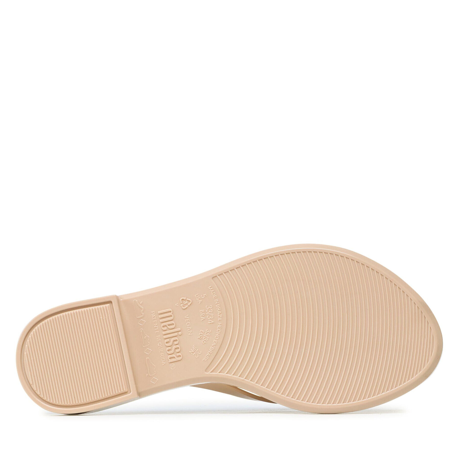 Melissa Джапанки Flip Flop Slim II AD 33480 Бежов - Pepit.bg