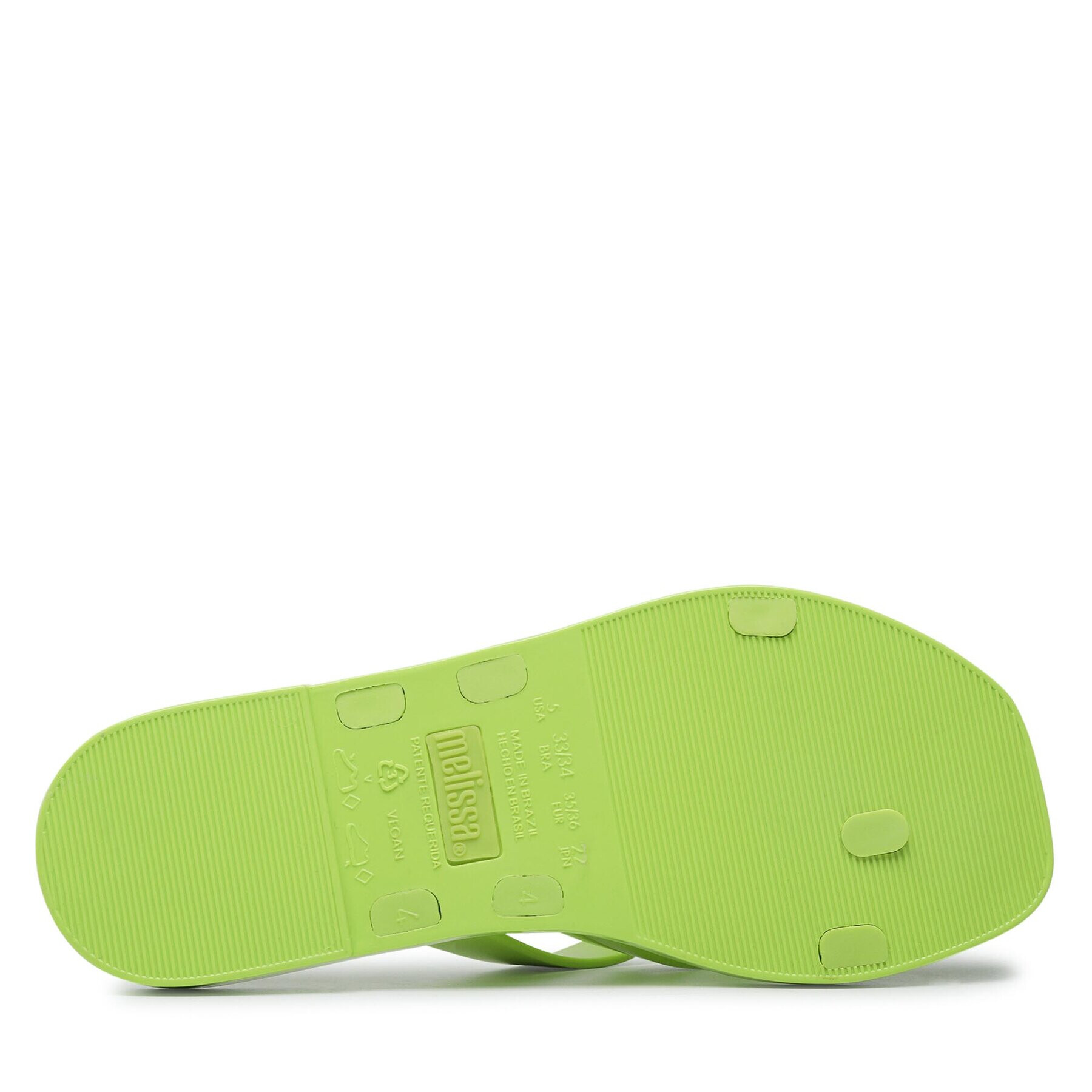Melissa Джапанки Lana Flip Flop Ad 33702 Зелен - Pepit.bg
