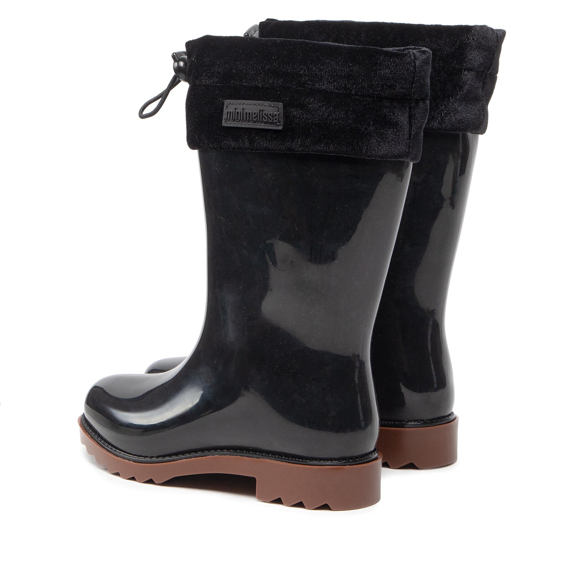 Melissa Гумени ботуши Mini 33616 Черен - Pepit.bg