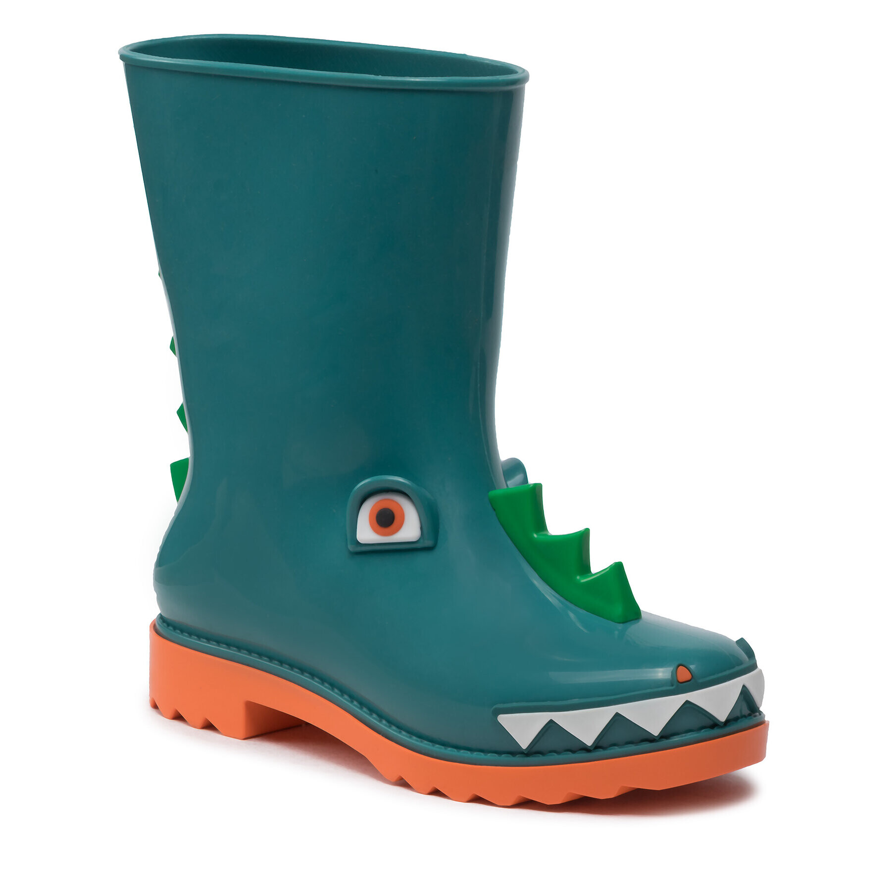 Melissa Гумени ботуши Mini Rain Boot + Fabul 33677 Зелен - Pepit.bg