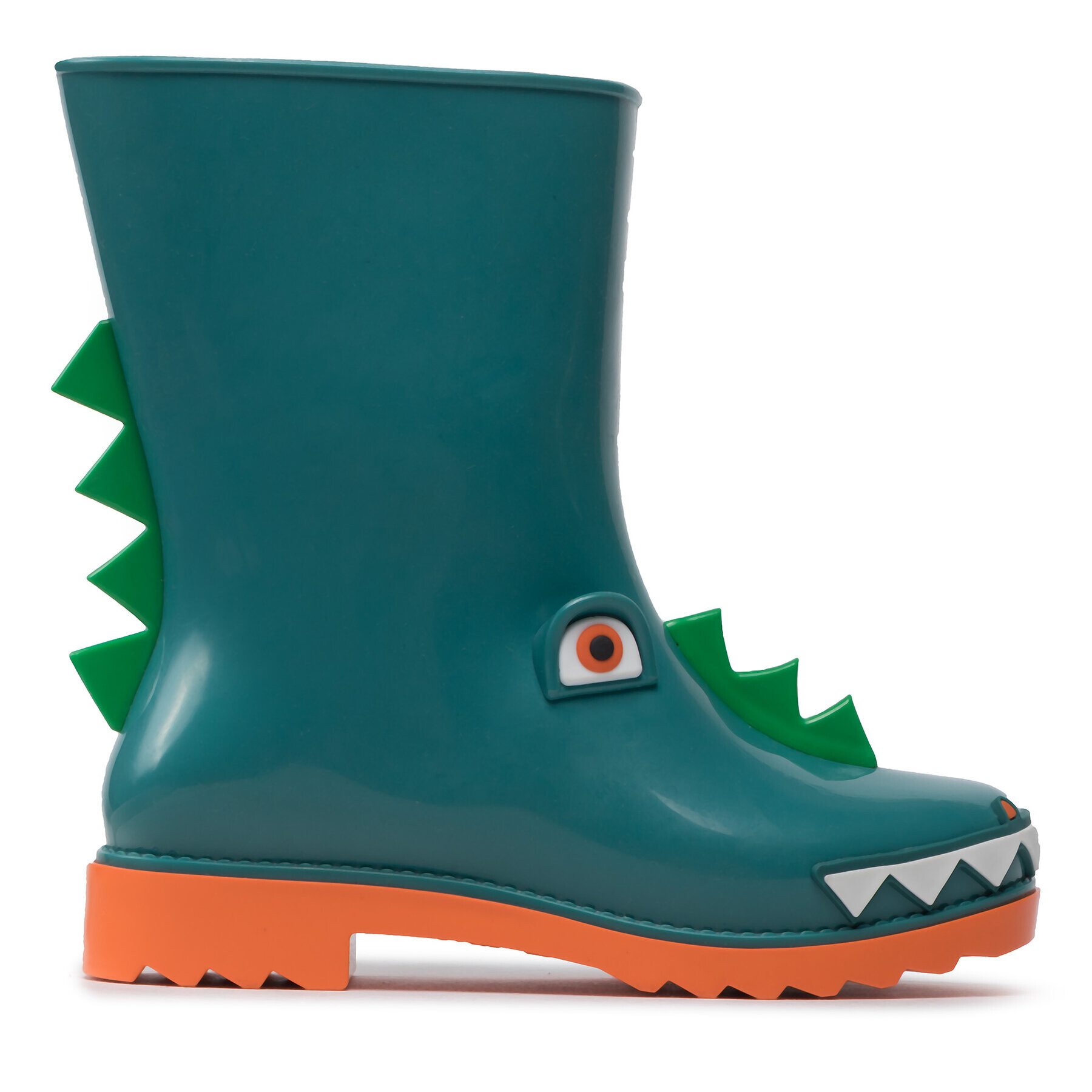 Melissa Гумени ботуши Mini Rain Boot + Fabul 33677 Зелен - Pepit.bg