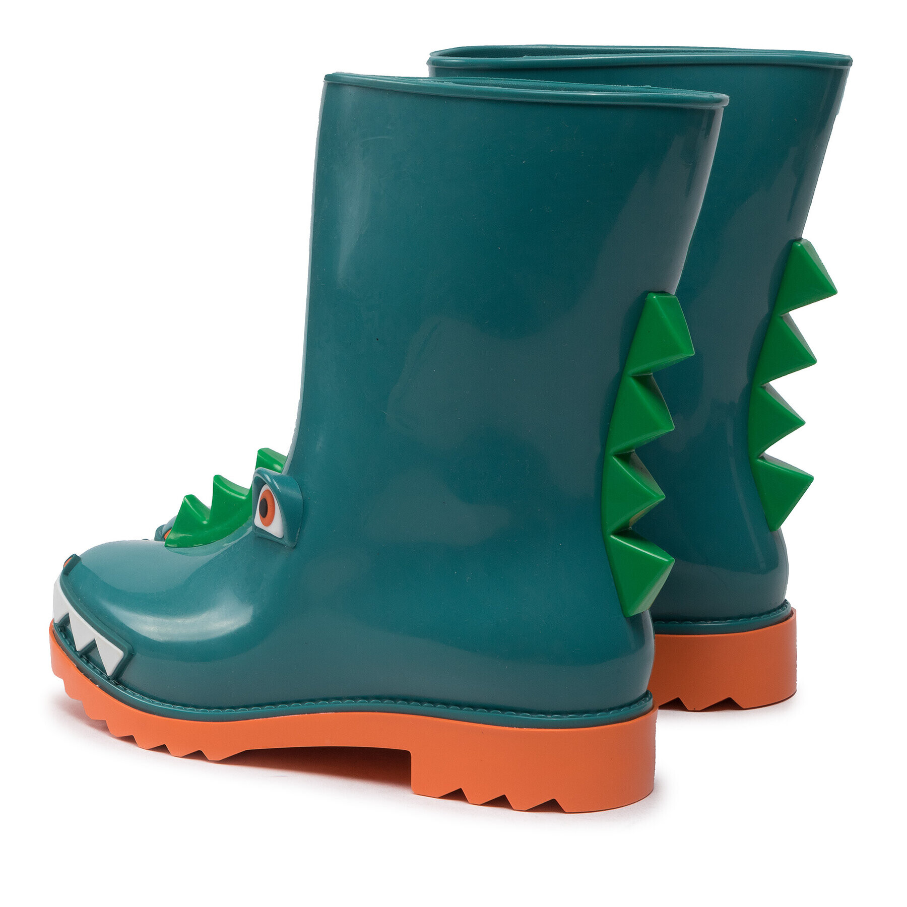 Melissa Гумени ботуши Mini Rain Boot + Fabul 33677 Зелен - Pepit.bg