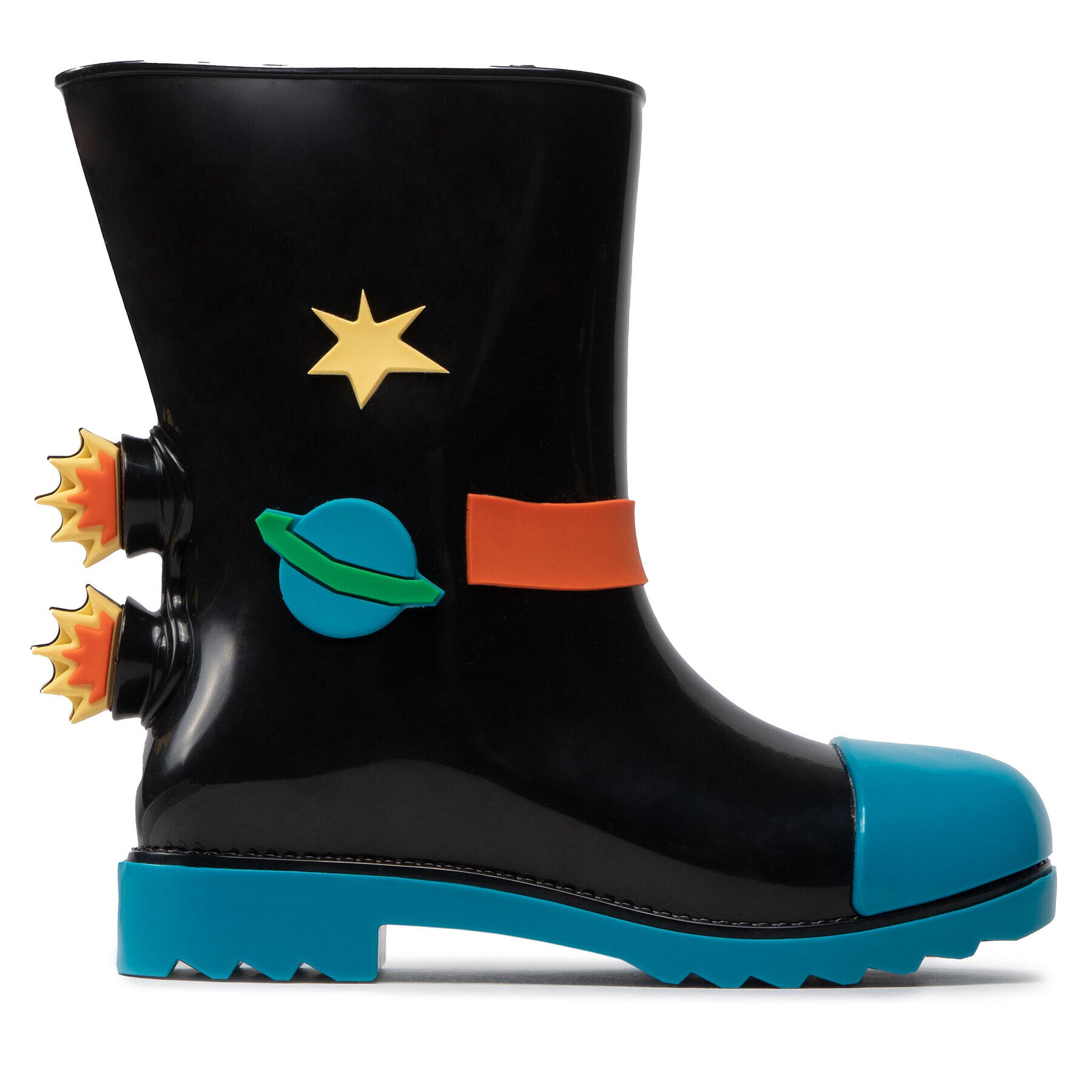 Melissa Гумени ботуши Mini Rain Boot + Fabula 33677 Черен - Pepit.bg