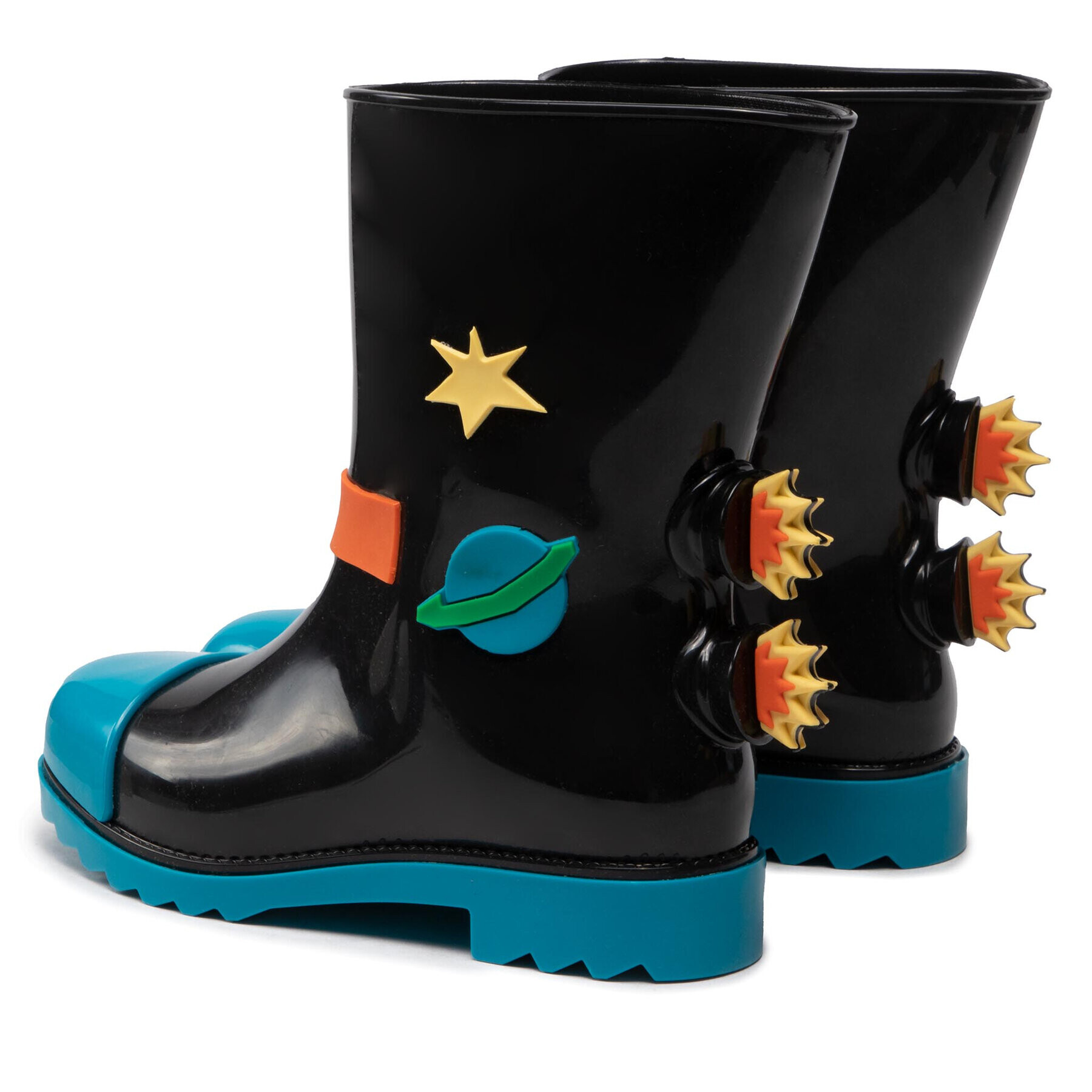 Melissa Гумени ботуши Mini Rain Boot + Fabula 33677 Черен - Pepit.bg
