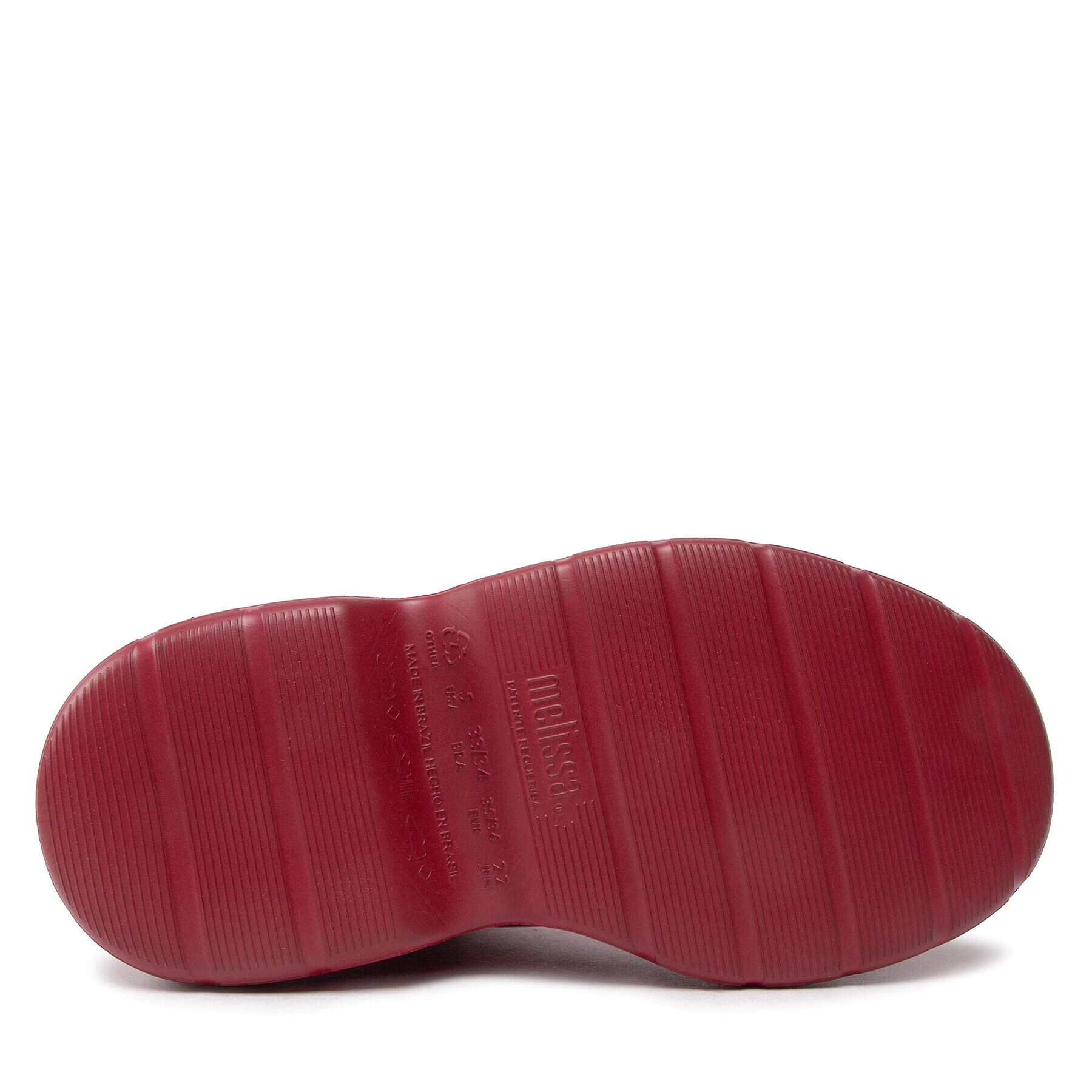 Melissa Гумени ботуши Step Boot Ad 33586 Червен - Pepit.bg