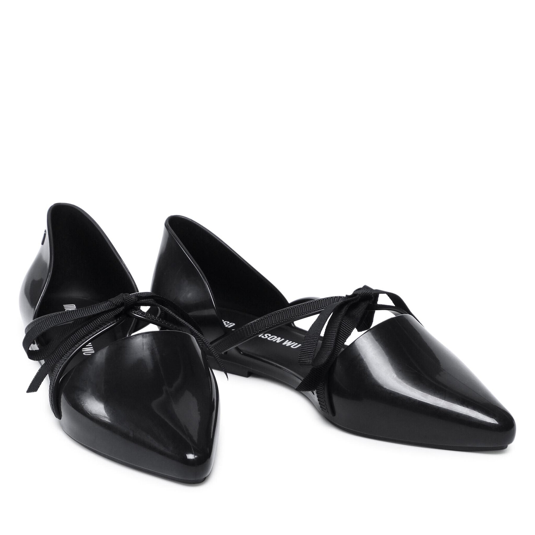 Melissa Обувки Pointy Stripe + Jason 33435 Черен - Pepit.bg