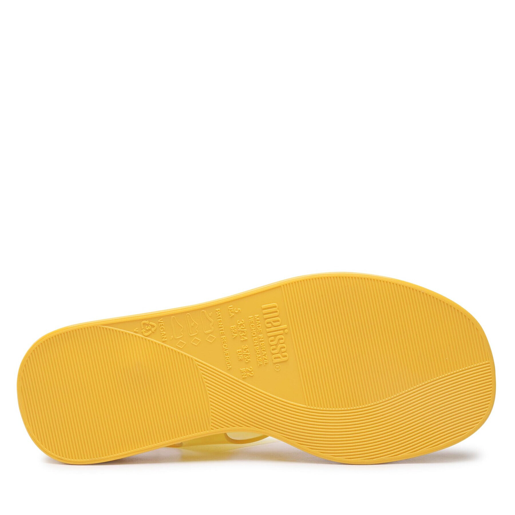 Melissa Сандали Franny Platform Ad 33701 Жълт - Pepit.bg