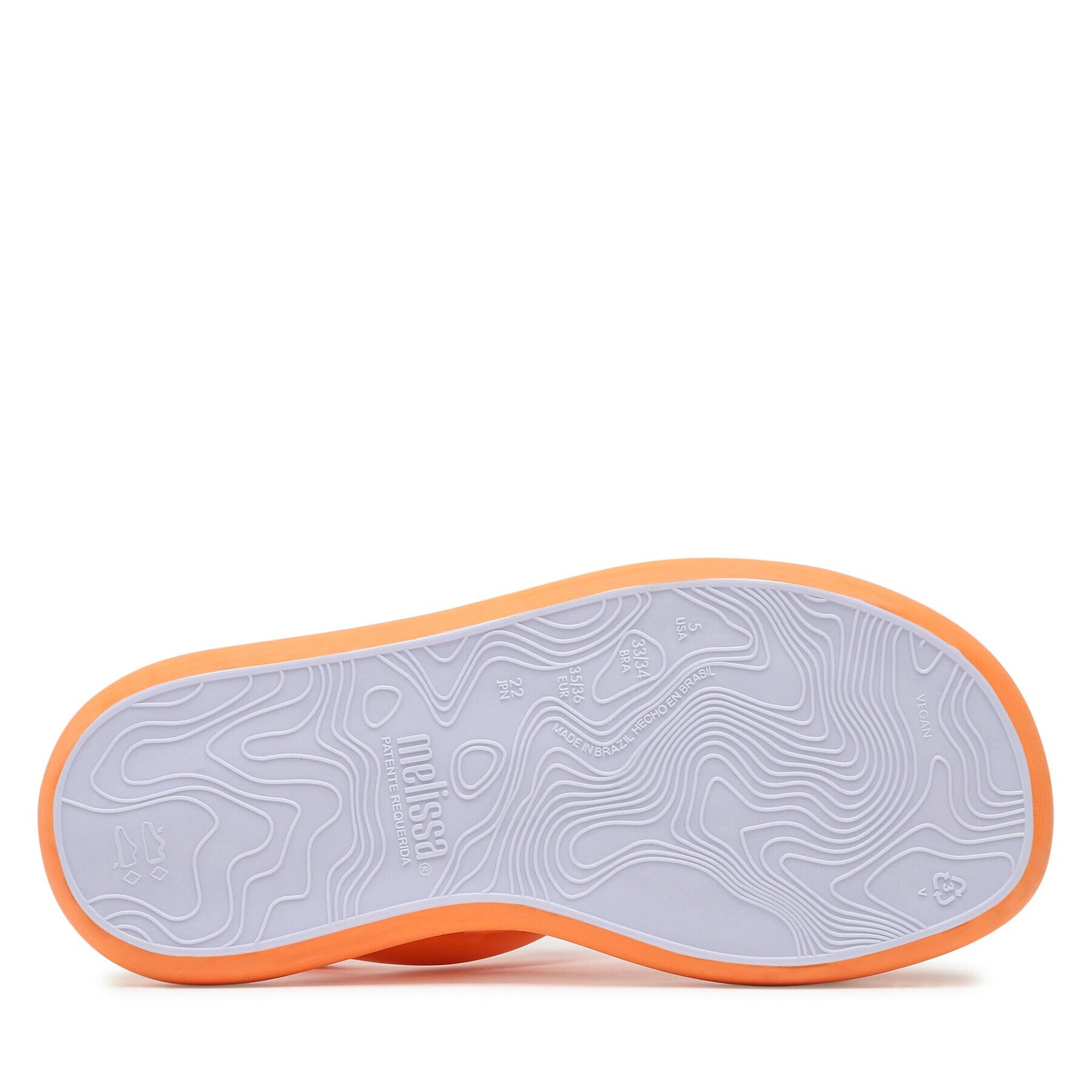 Melissa Сандали Free Bloom Sandal Ad 33723 Оранжев - Pepit.bg