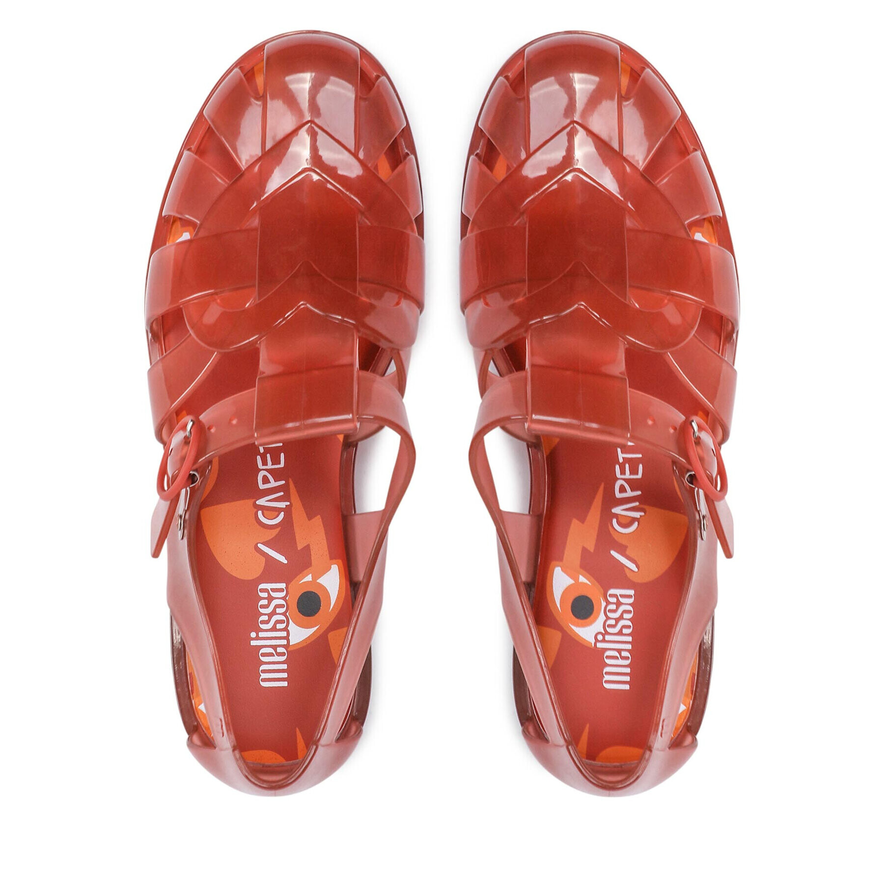 Melissa Сандали Heart Sandal + Capetos 33592 Червен - Pepit.bg