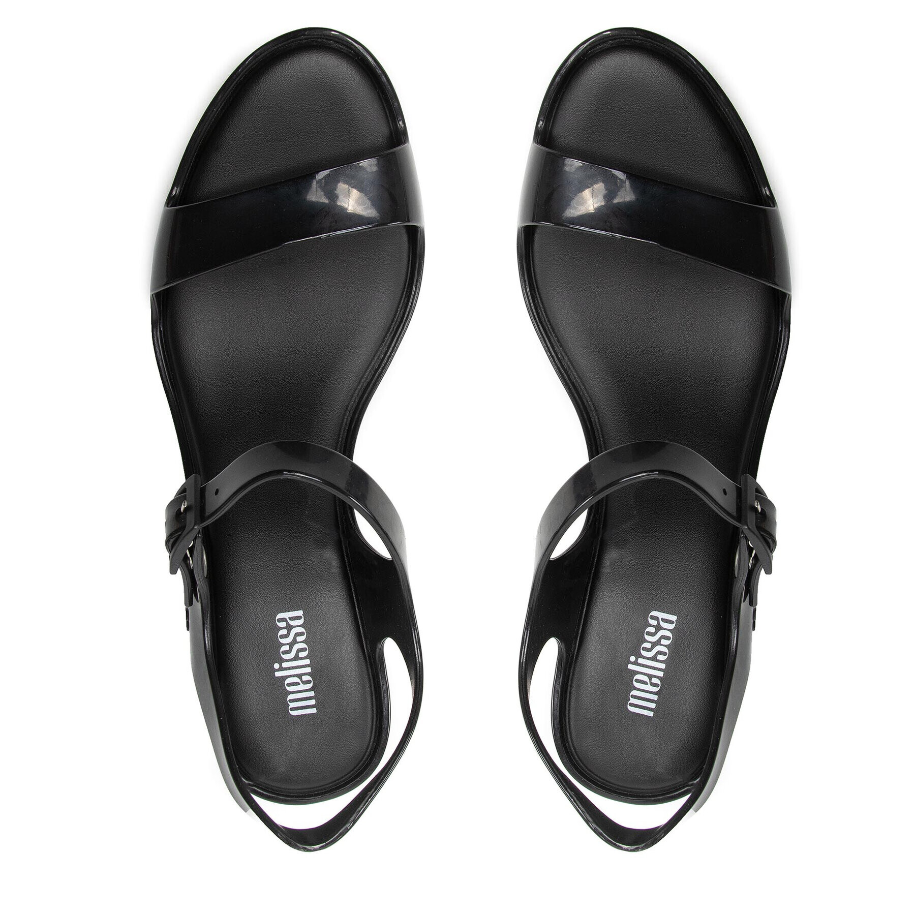Melissa Сандали Lady Emme Ad 33414 Черен - Pepit.bg
