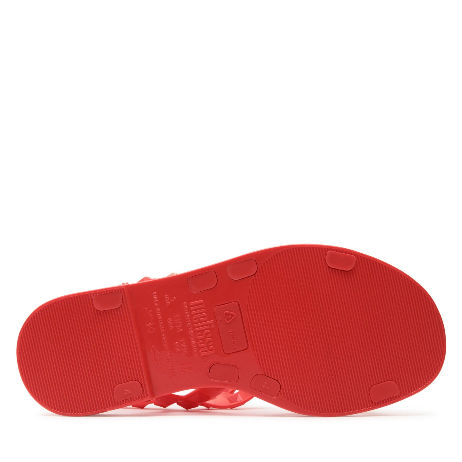 Melissa Сандали Lucy Sandal Ad 33802 Червен - Pepit.bg