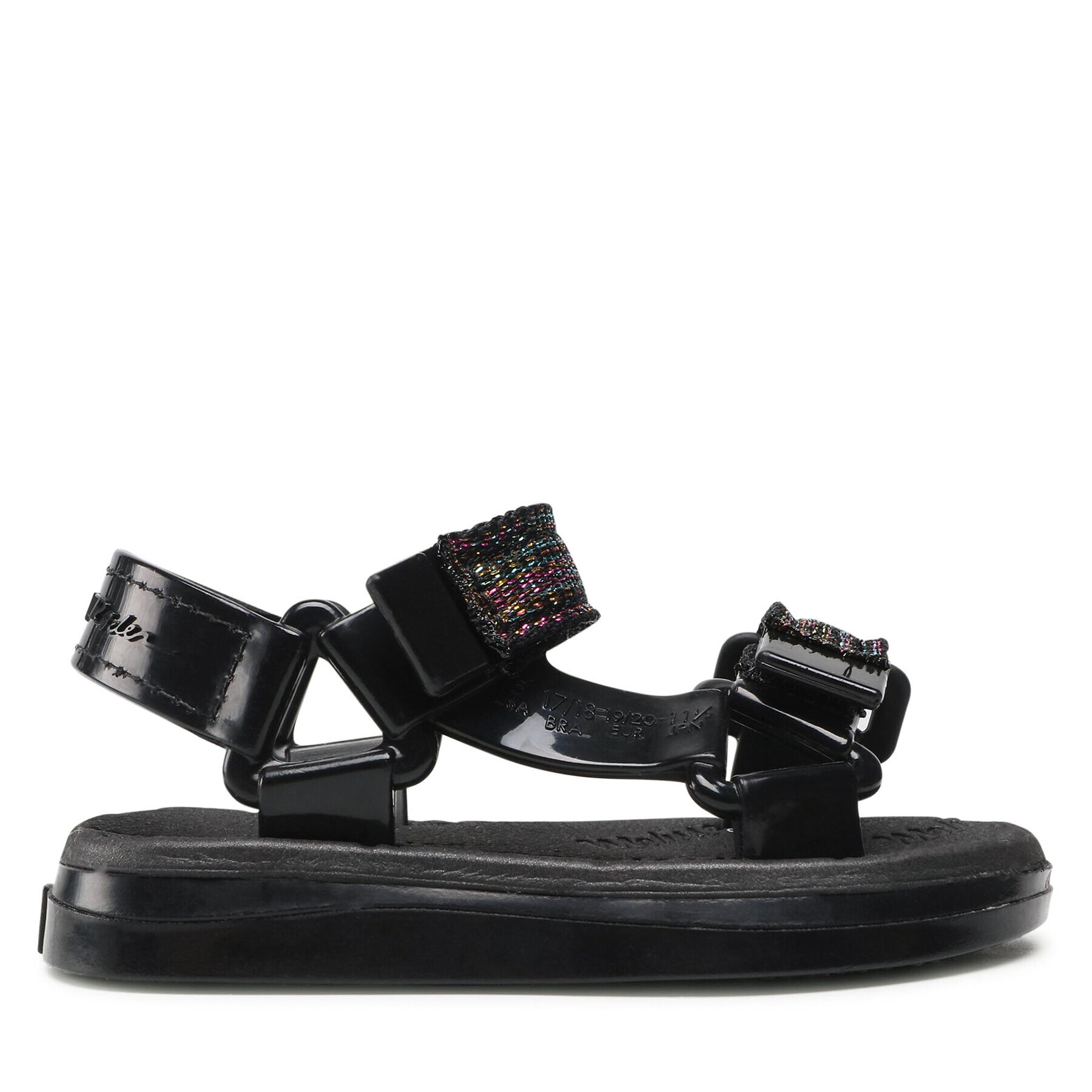 Melissa Сандали Mini Papete+Rider 1 33382 Черен - Pepit.bg