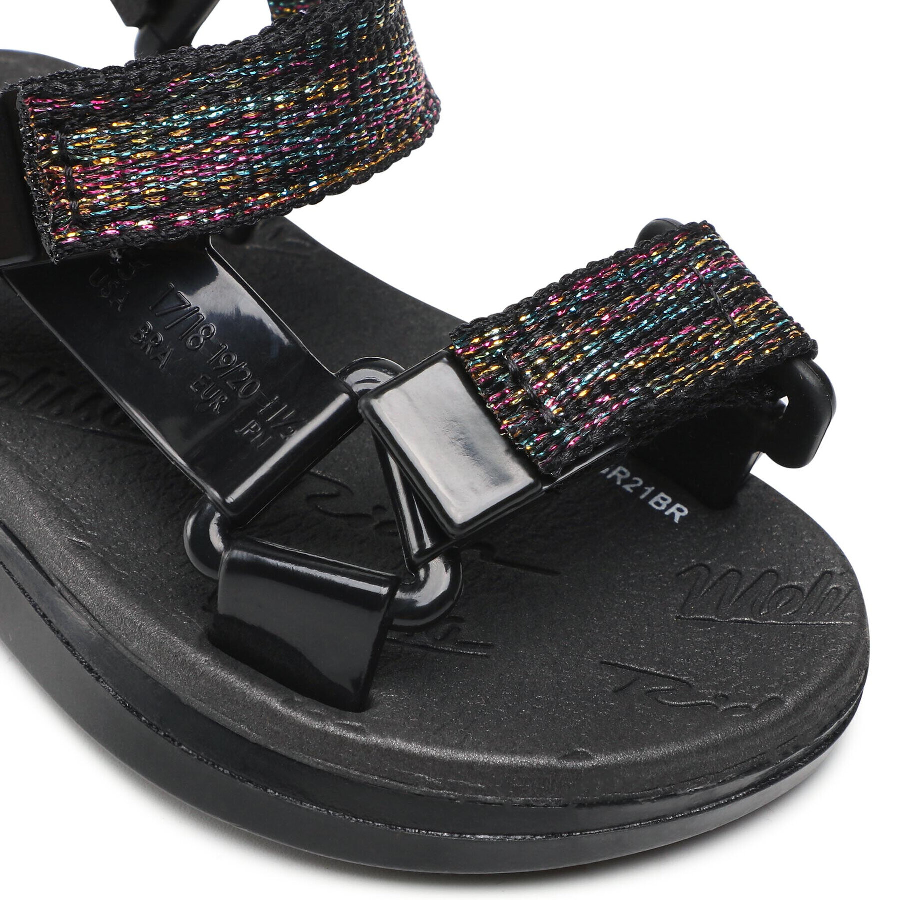 Melissa Сандали Mini Papete+Rider 1 33382 Черен - Pepit.bg