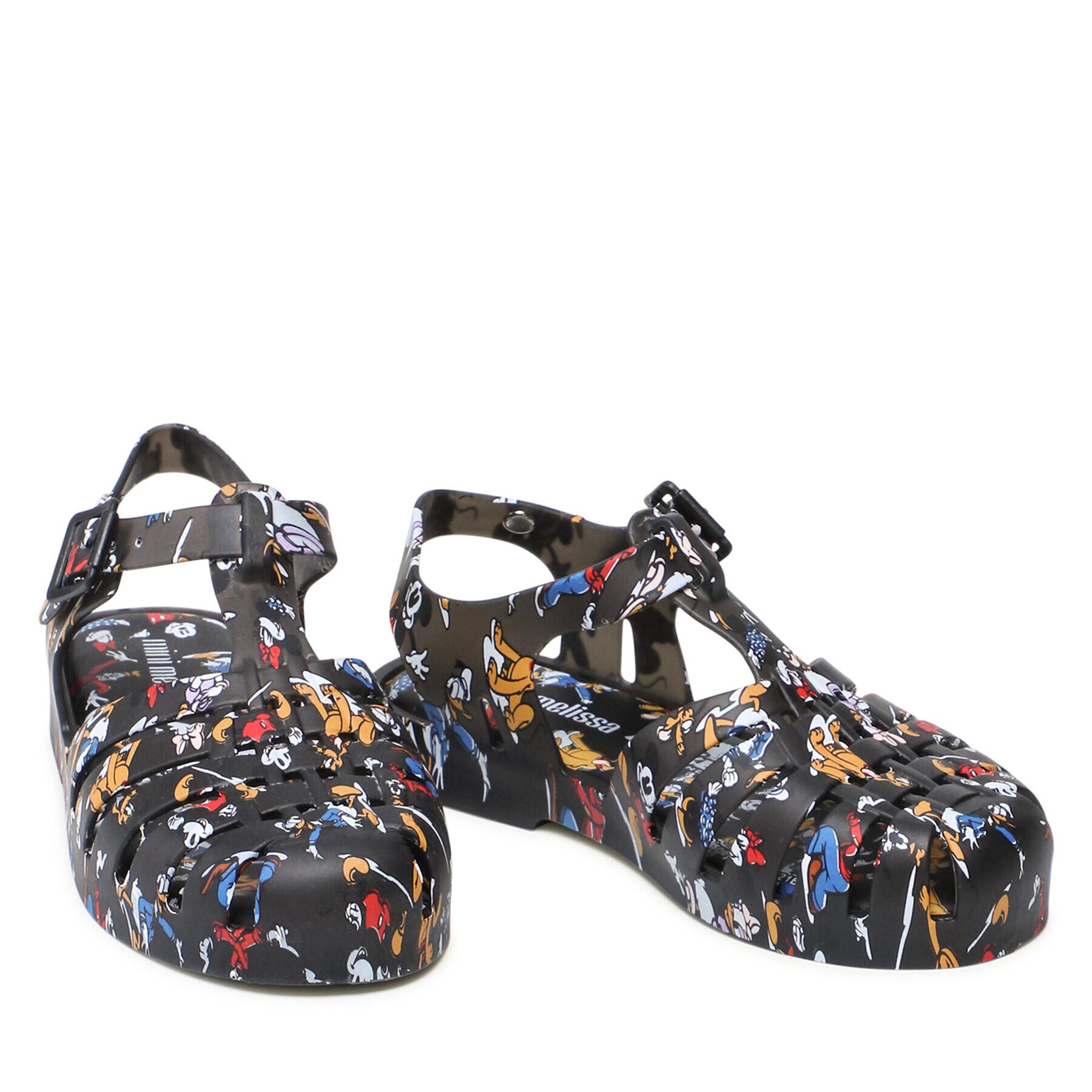 Melissa Сандали Mini Possession Print 33444 Черен - Pepit.bg