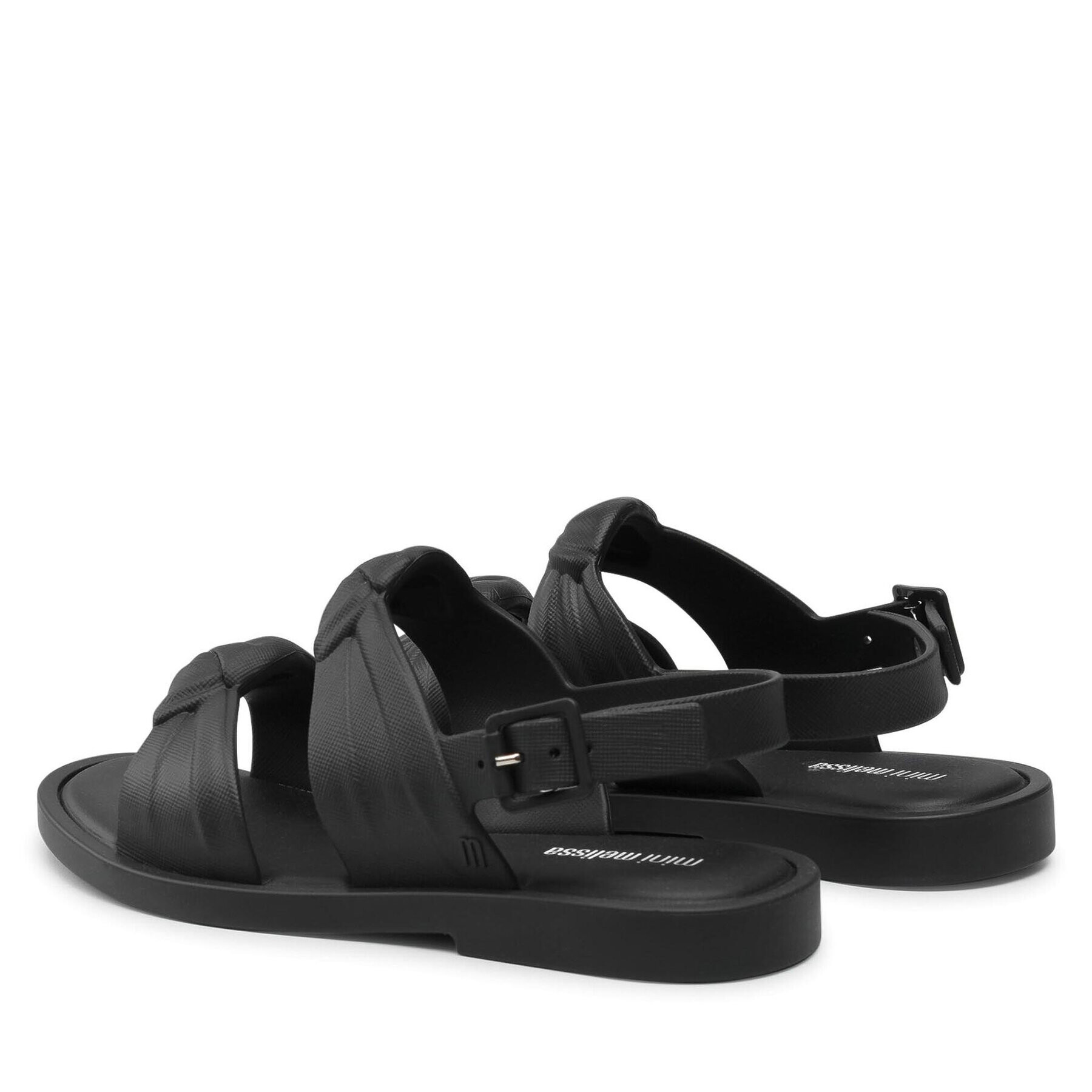 Melissa Сандали Mini Velvet Sandal Inf 33484 Черен - Pepit.bg