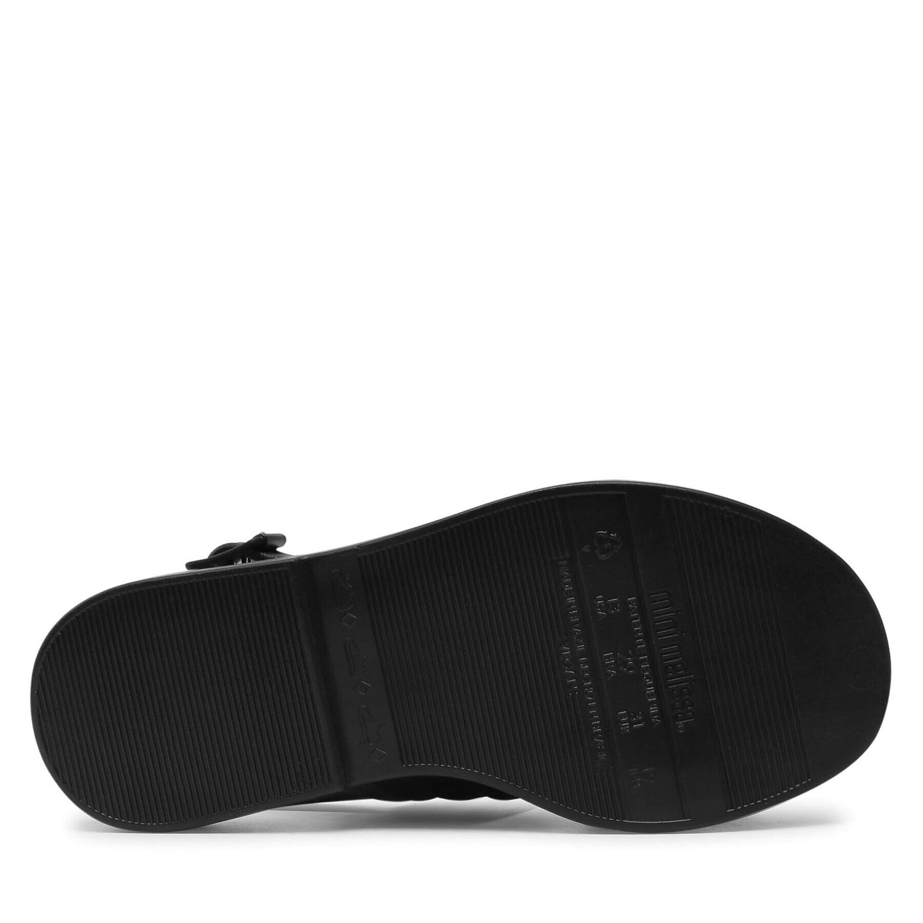 Melissa Сандали Mini Velvet Sandal Inf 33484 Черен - Pepit.bg