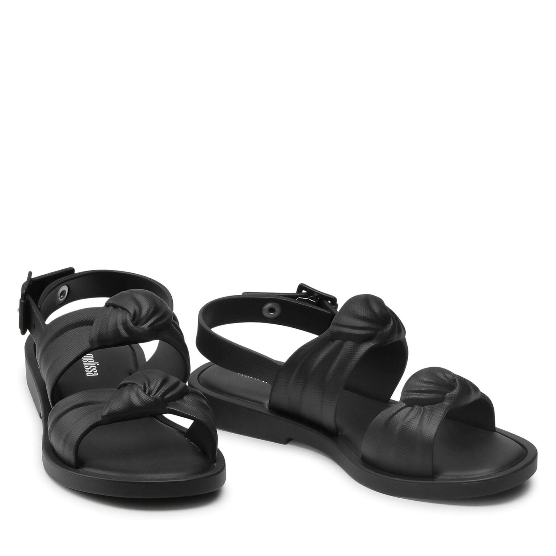 Melissa Сандали Mini Velvet Sandal Inf 33484 Черен - Pepit.bg