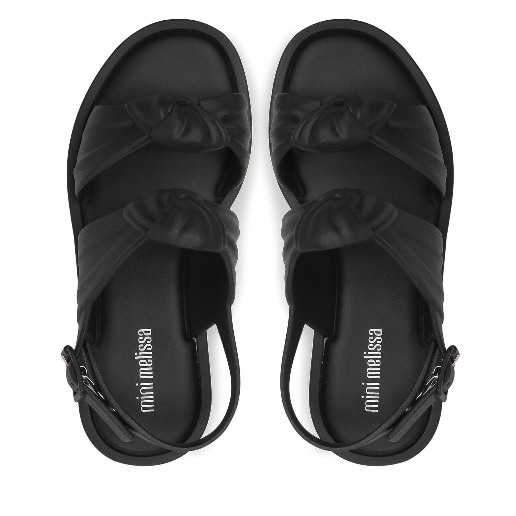 Melissa Сандали Mini Velvet Sandal Inf 33484 Черен - Pepit.bg
