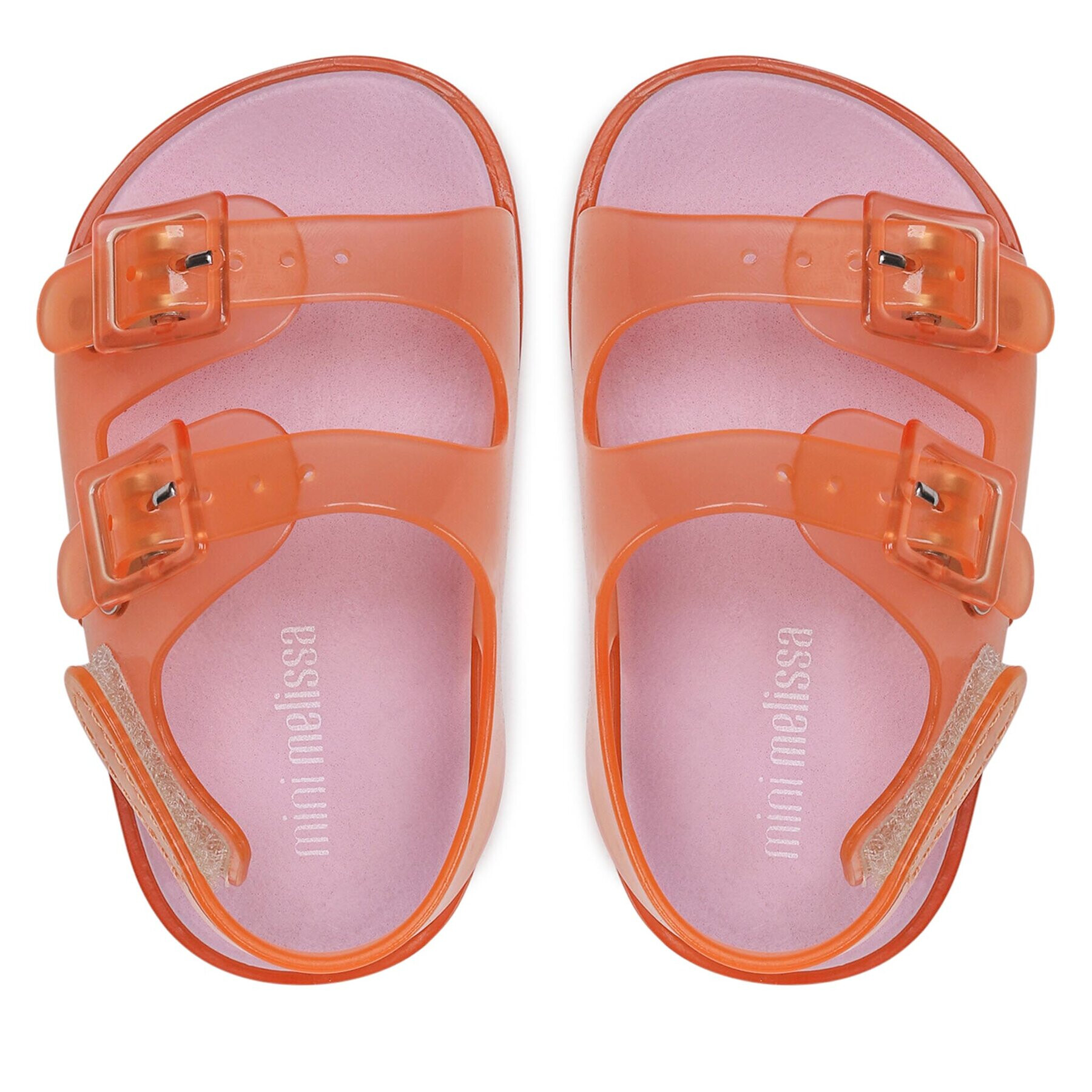 Melissa Сандали Mini Wide Sandal III 33405 Оранжев - Pepit.bg