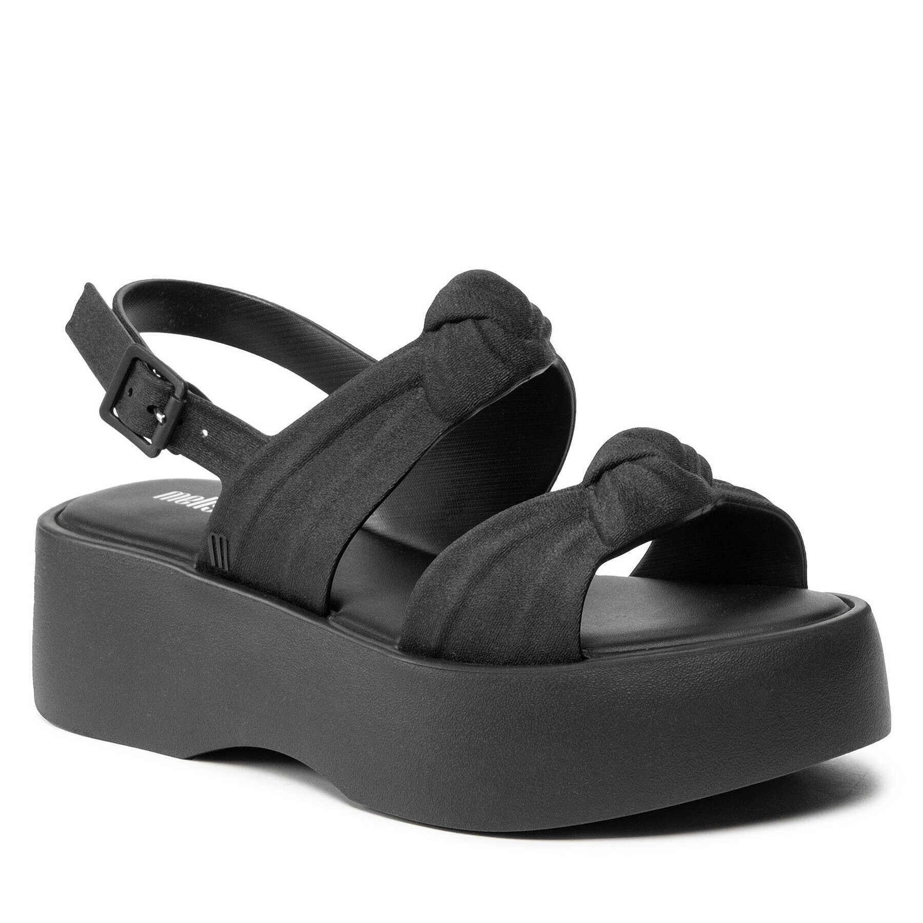 Melissa Сандали Velvet Platform Ad 33420 Черен - Pepit.bg