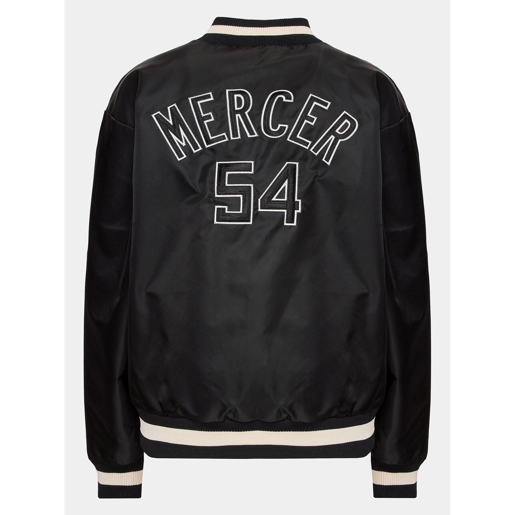 Mercer Amsterdam Яке бомбър Unisex Re-Varsity MEAP231010 Черен Regular Fit - Pepit.bg